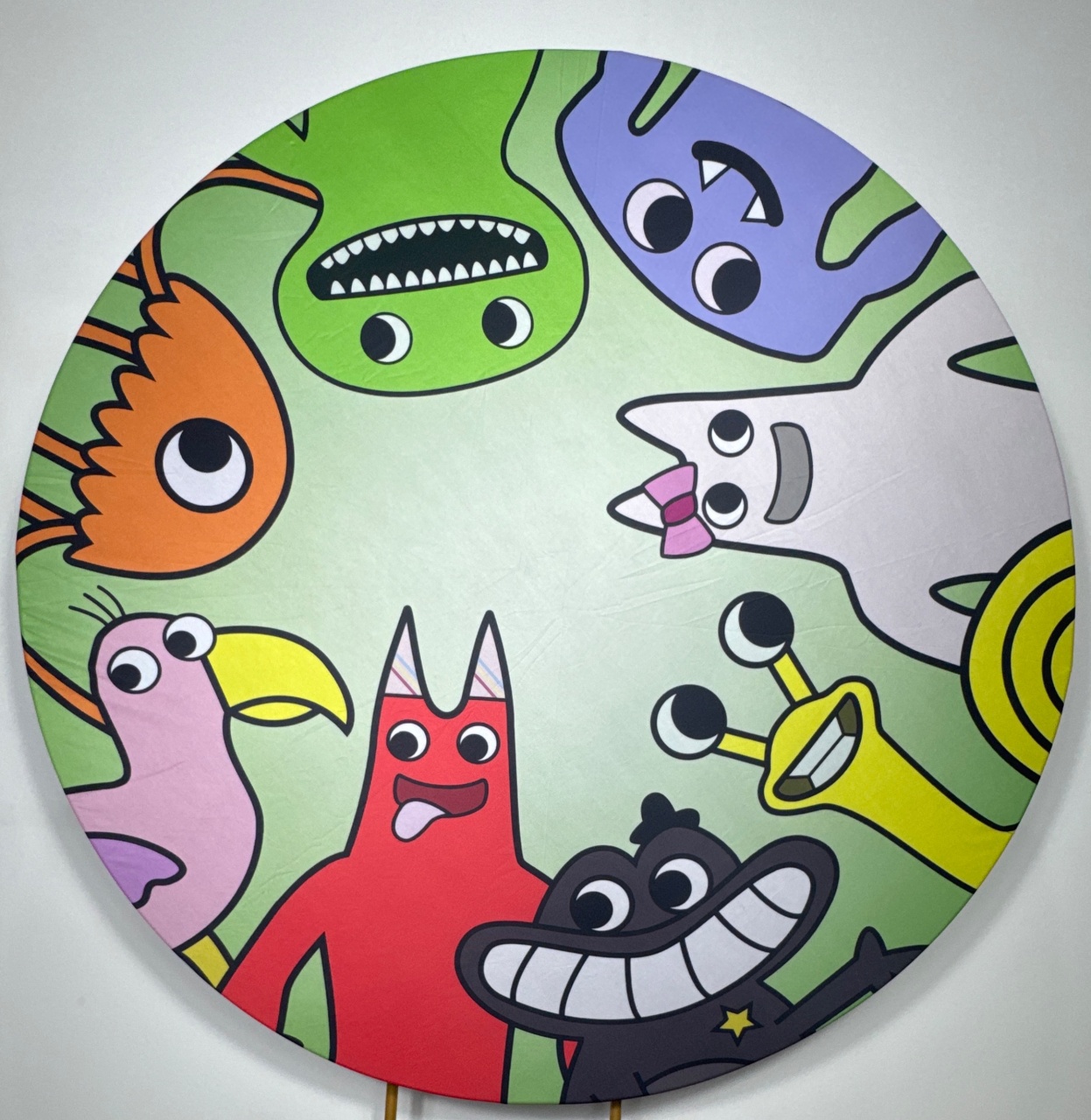 Painel Redondo - Animes - Doces Festas Decorações e Pegue e Monte