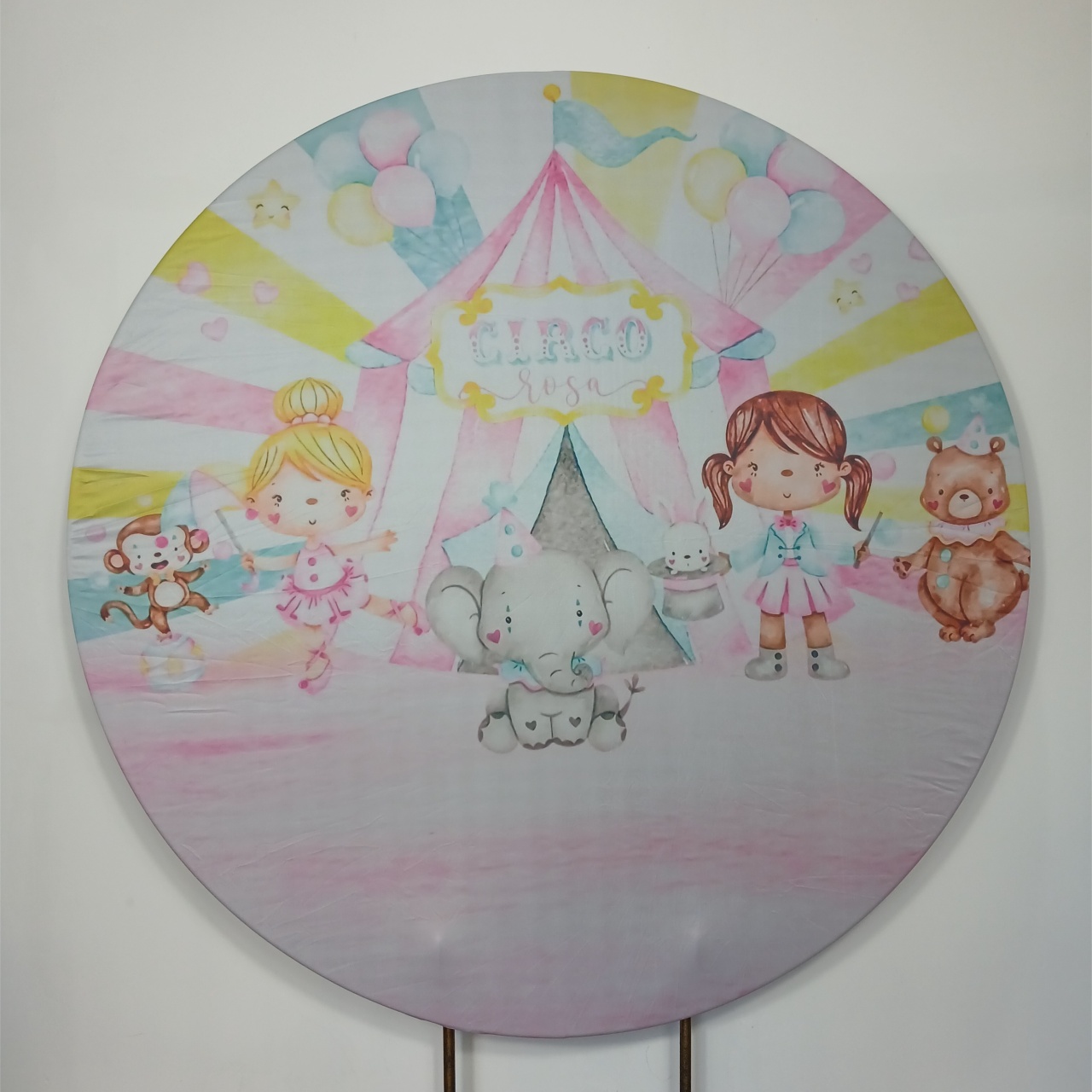 Painel Redondo - Circo 2 - Doces Festas Decorações e Pegue e Monte