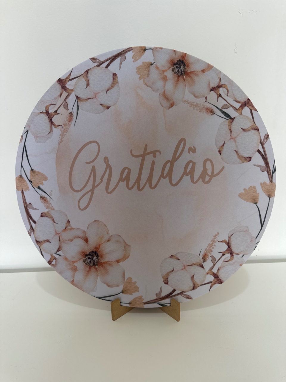 Mini Painel Gratidão Nude - Doces Festas Decorações e Pegue e Monte