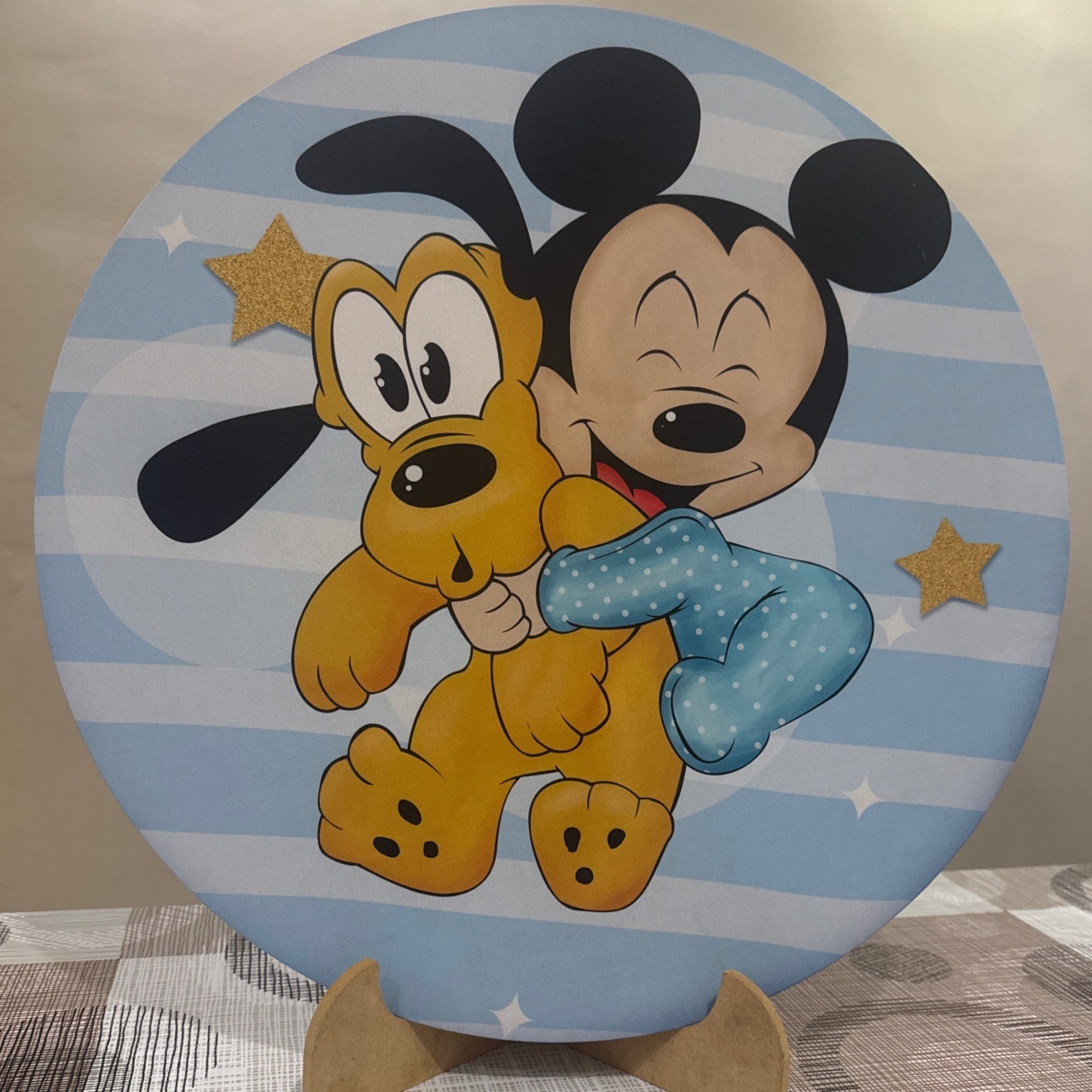 Mini Painel Mickey Baby  - Doces Festas Decorações e Pegue e Monte
