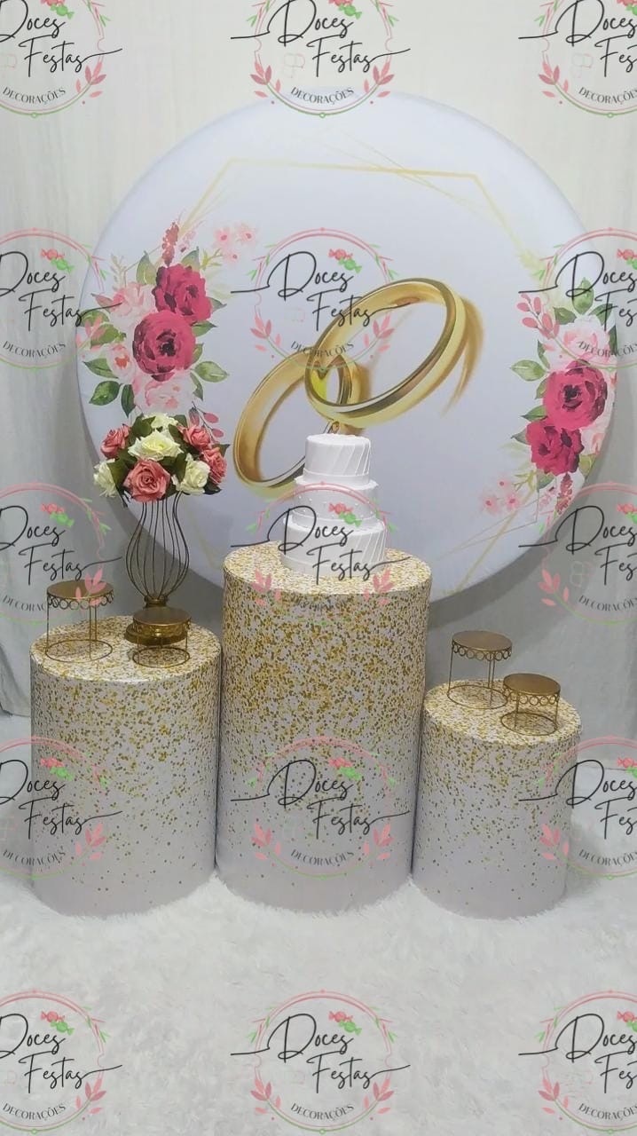 Kit Casamento I - Doces Festas Decorações e Pegue e Monte