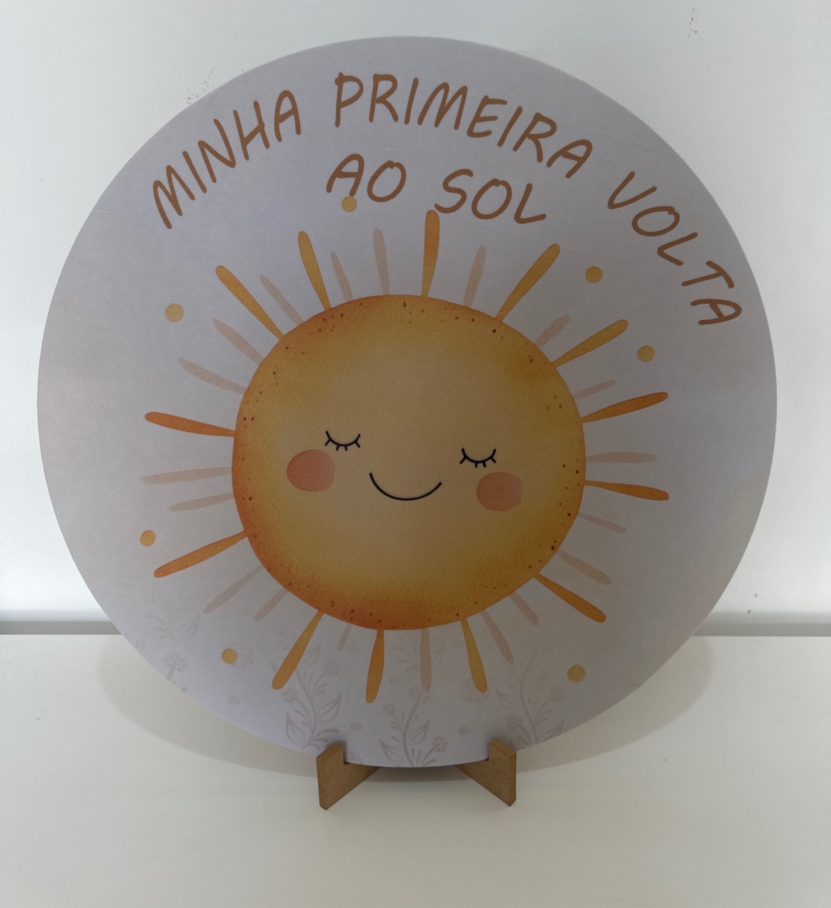 Mini Painel Minha Primeira Volta Ao Sol - Doces Festas Decorações e Pegue e Monte