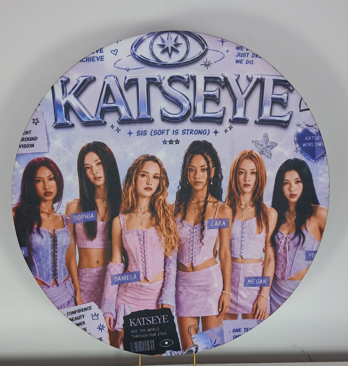 Mini Painel Katseye - Doces Festas Decorações e Pegue e Monte