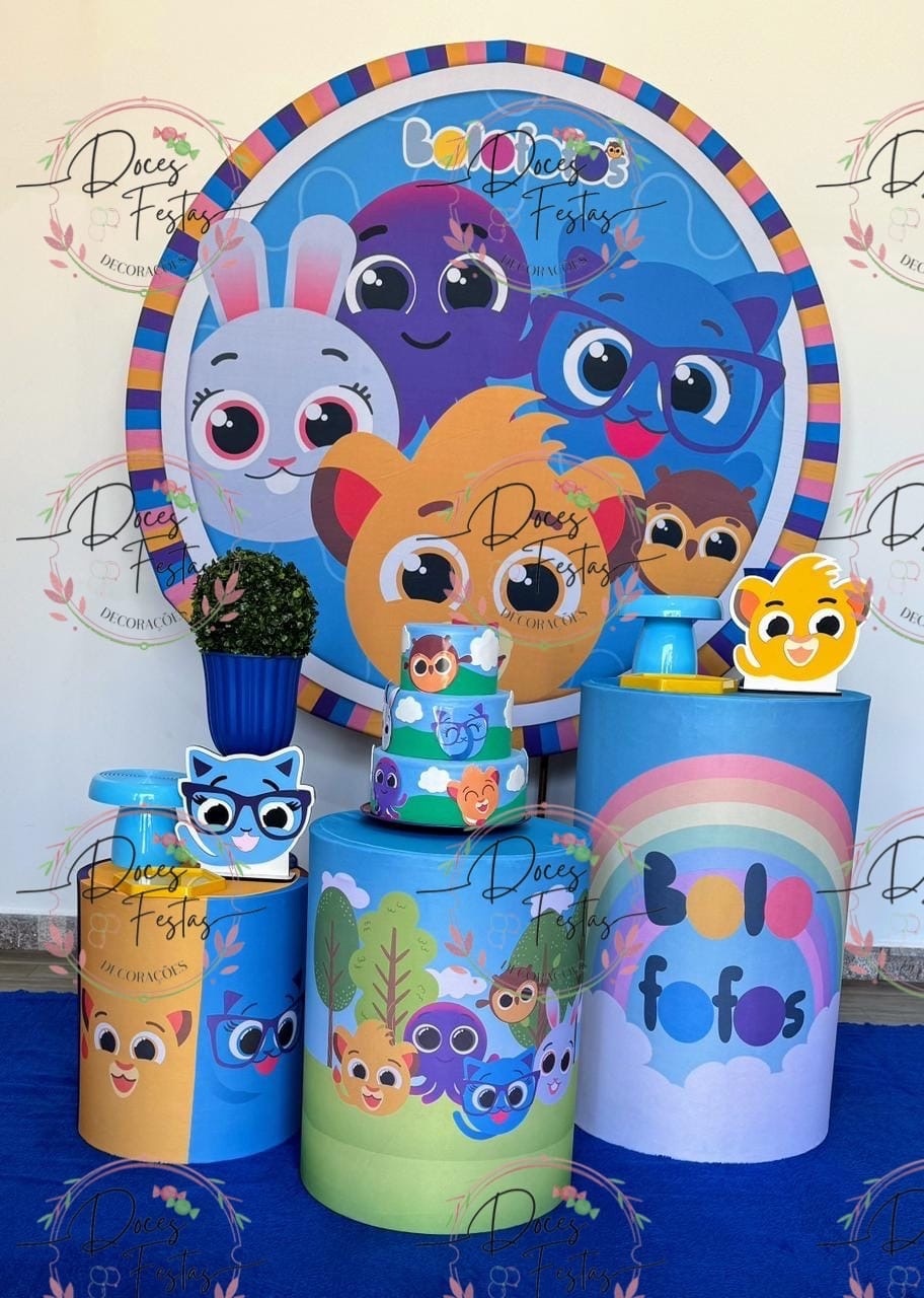 Kit Bolofofos I - Doces Festas Decorações e Pegue e Monte