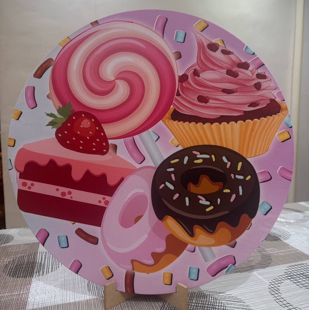 Mini Painel Confeitaria - Doces Festas Decorações e Pegue e Monte