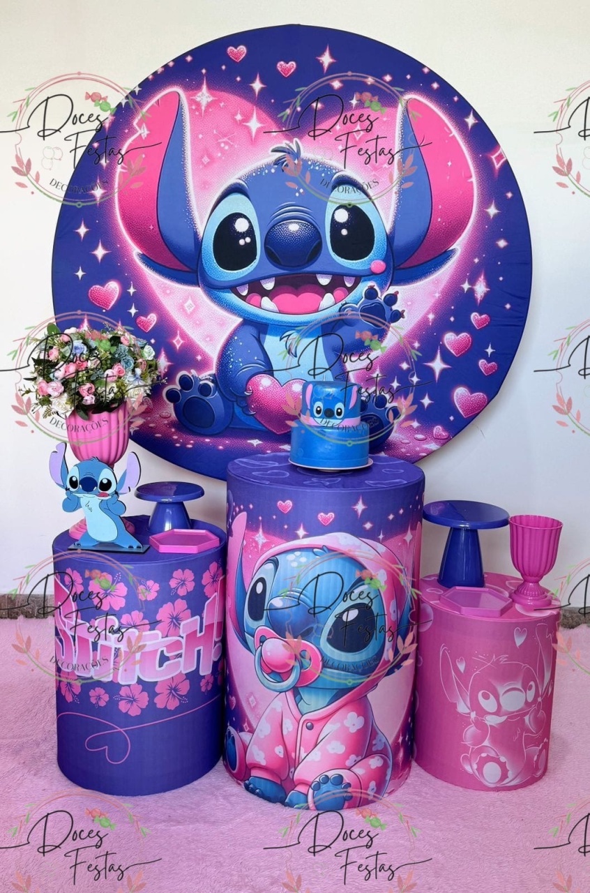 Kit Stitch I  - Doces Festas Decorações e Pegue e Monte