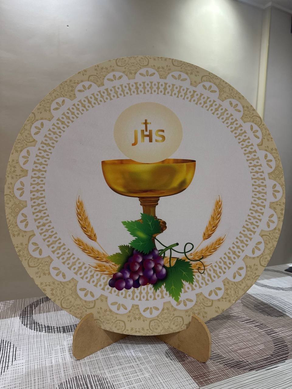 Mini Painel Primeira Comunhão/Eucaristia - Doces Festas Decorações e Pegue e Monte