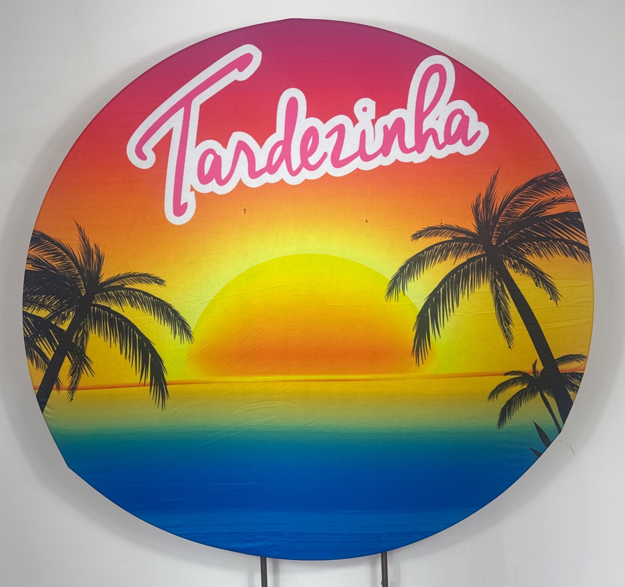 Painel Redondo - Tardezinha 2 - Doces Festas Decorações e Pegue e Monte