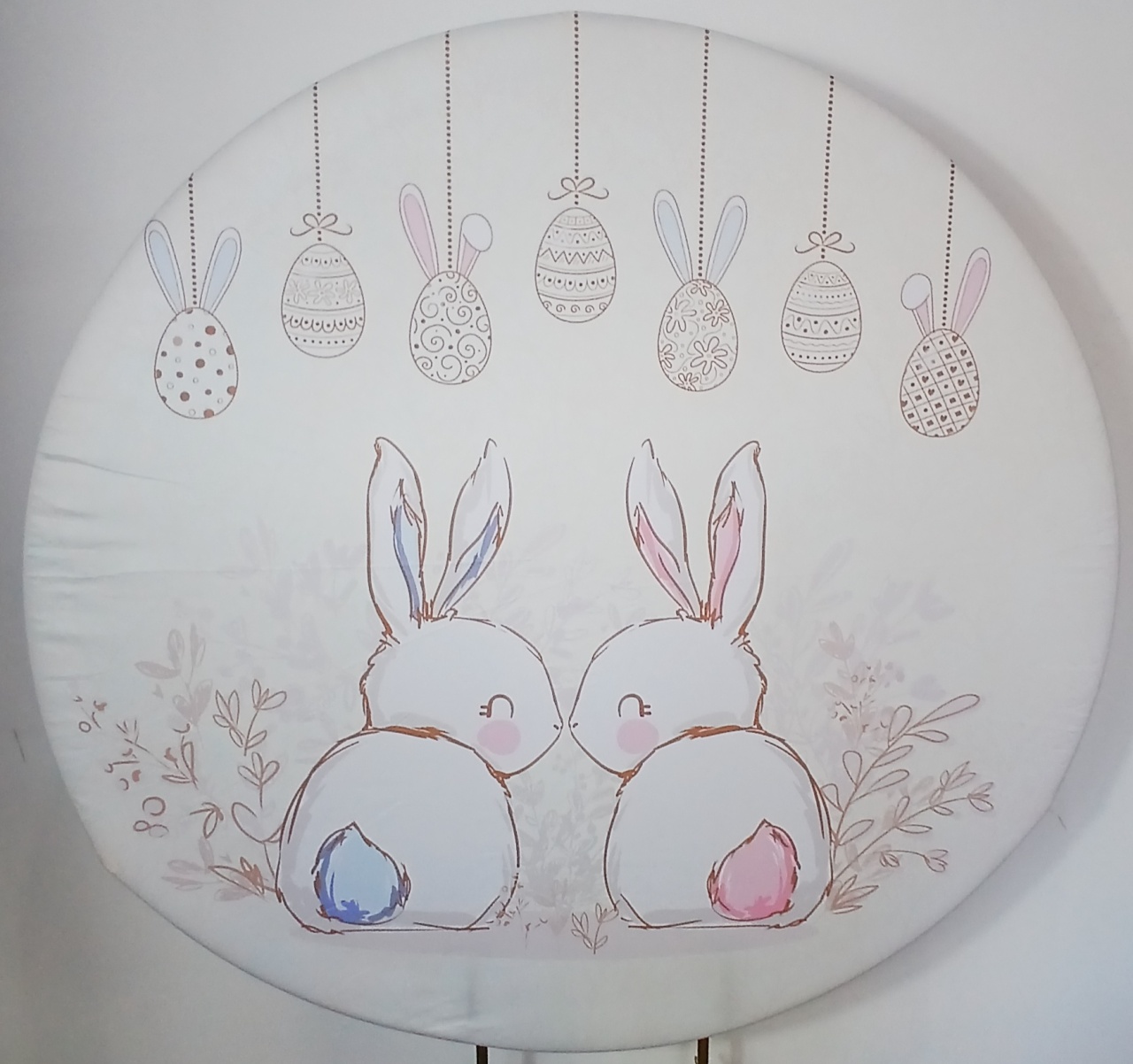 Painel Redondo - Páscoa 3 - Doces Festas Decorações e Pegue e Monte