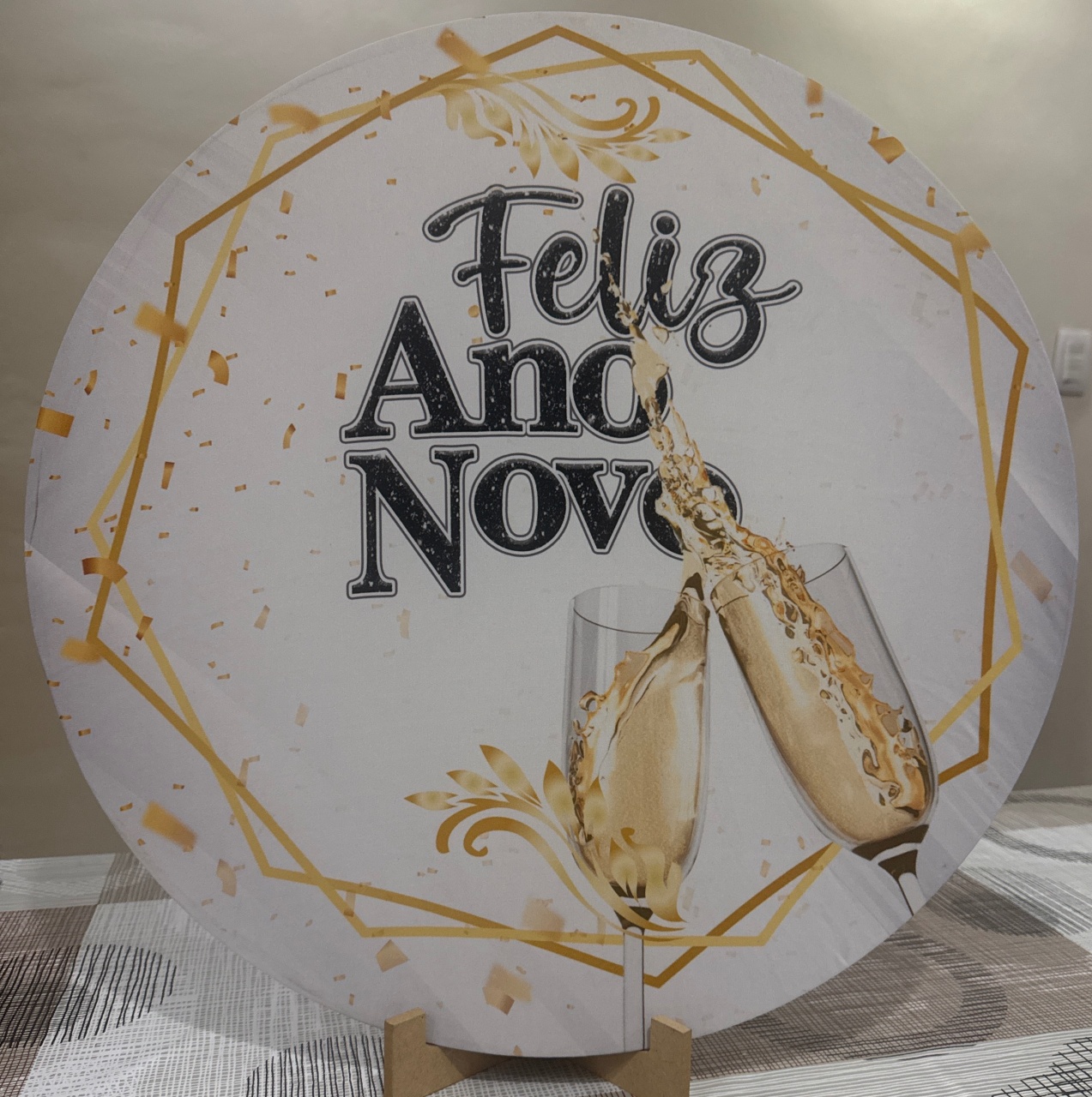 Mini Painel Ano Novo - Doces Festas Decorações e Pegue e Monte