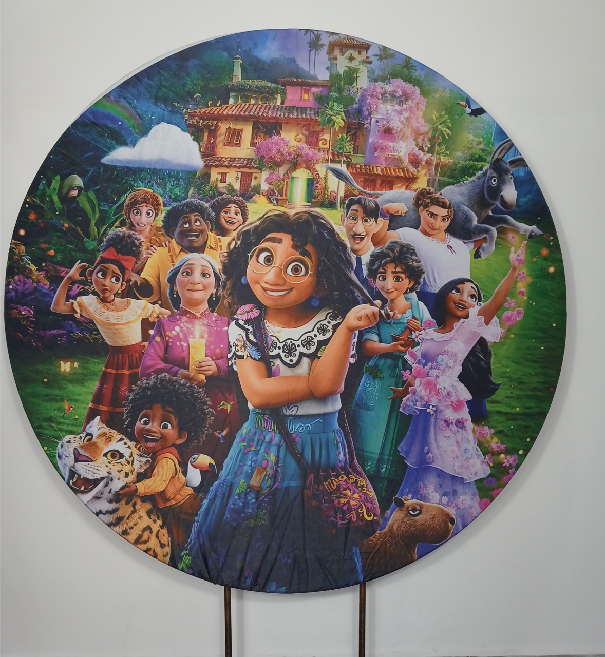 Painel Redondo - Encanto 1 - Doces Festas Decorações e Pegue e Monte