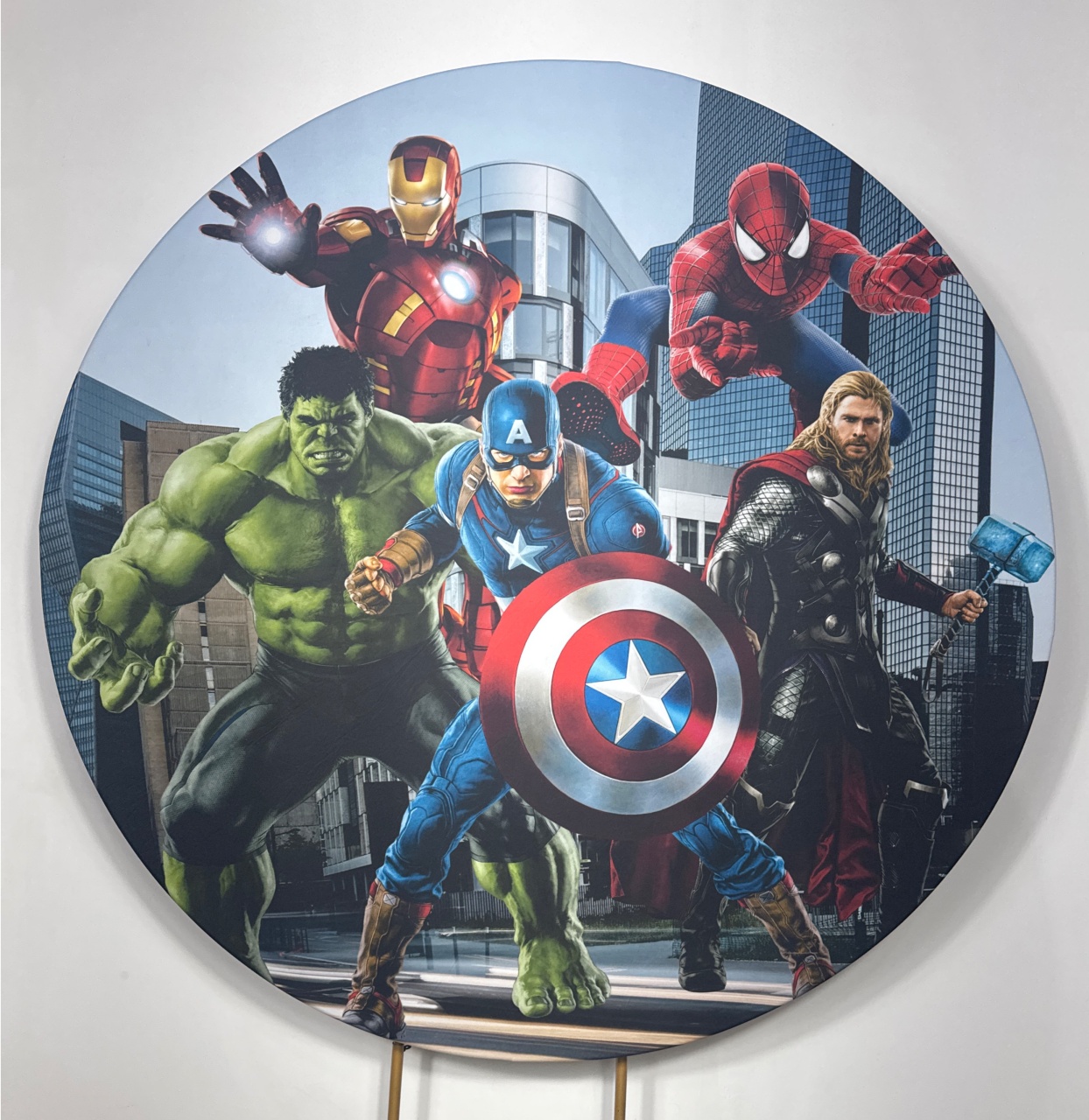 Painel Redondo - Vingadores 2 - Doces Festas Decorações e Pegue e Monte
