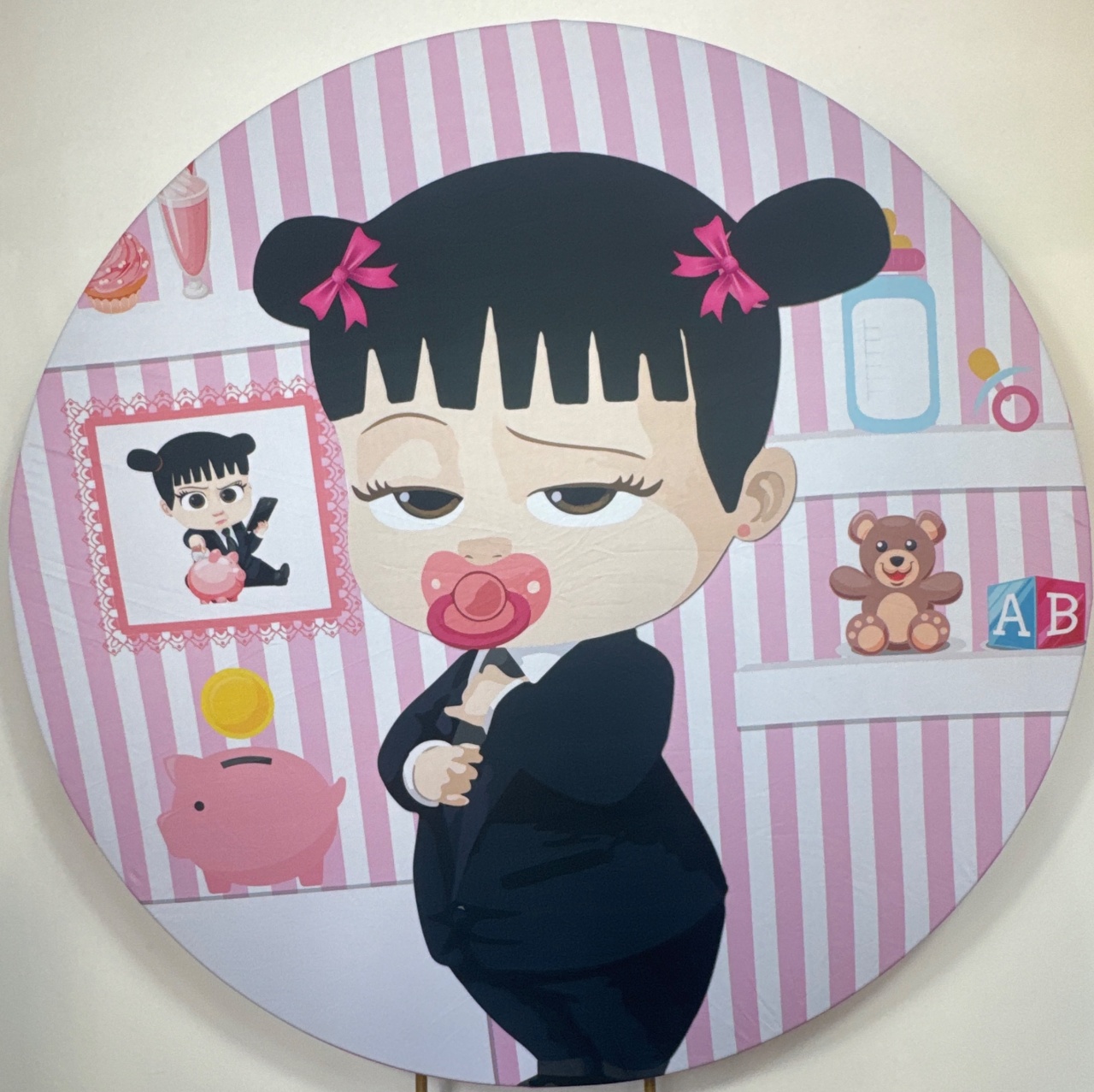 Painel Redondo - Poderosa Chefinha 2 - Doces Festas Decorações e Pegue e Monte