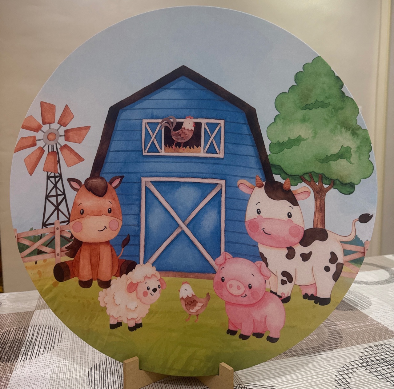 Mini Painel Fazendinha I  - Doces Festas Decorações e Pegue e Monte