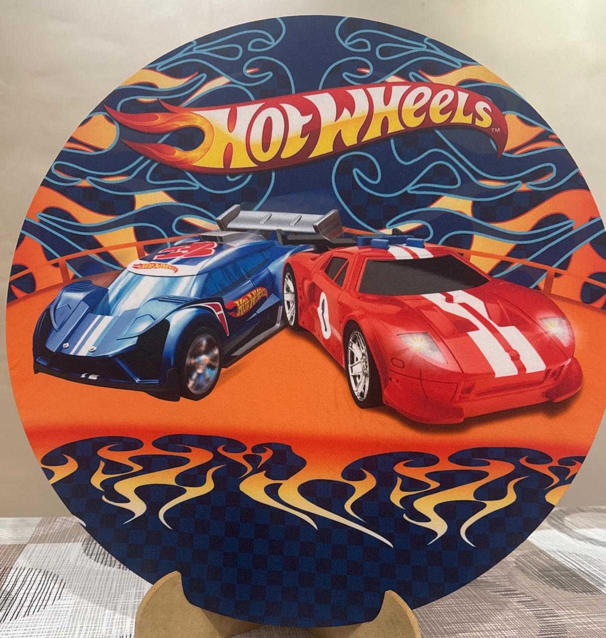 Mini Painel Hot Wheels - Doces Festas Decorações e Pegue e Monte