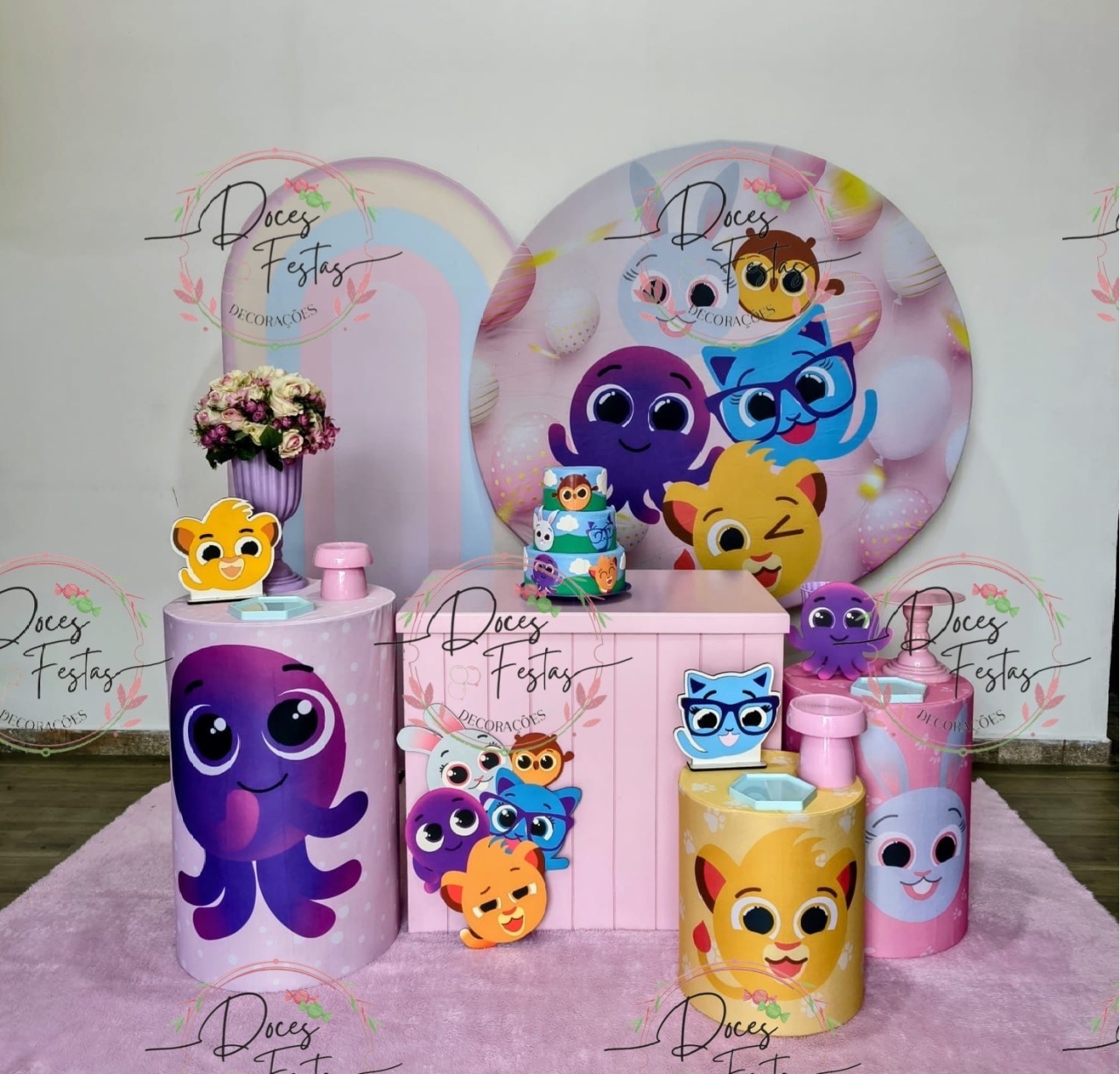 Kit Bolofofos III - Doces Festas Decorações e Pegue e Monte