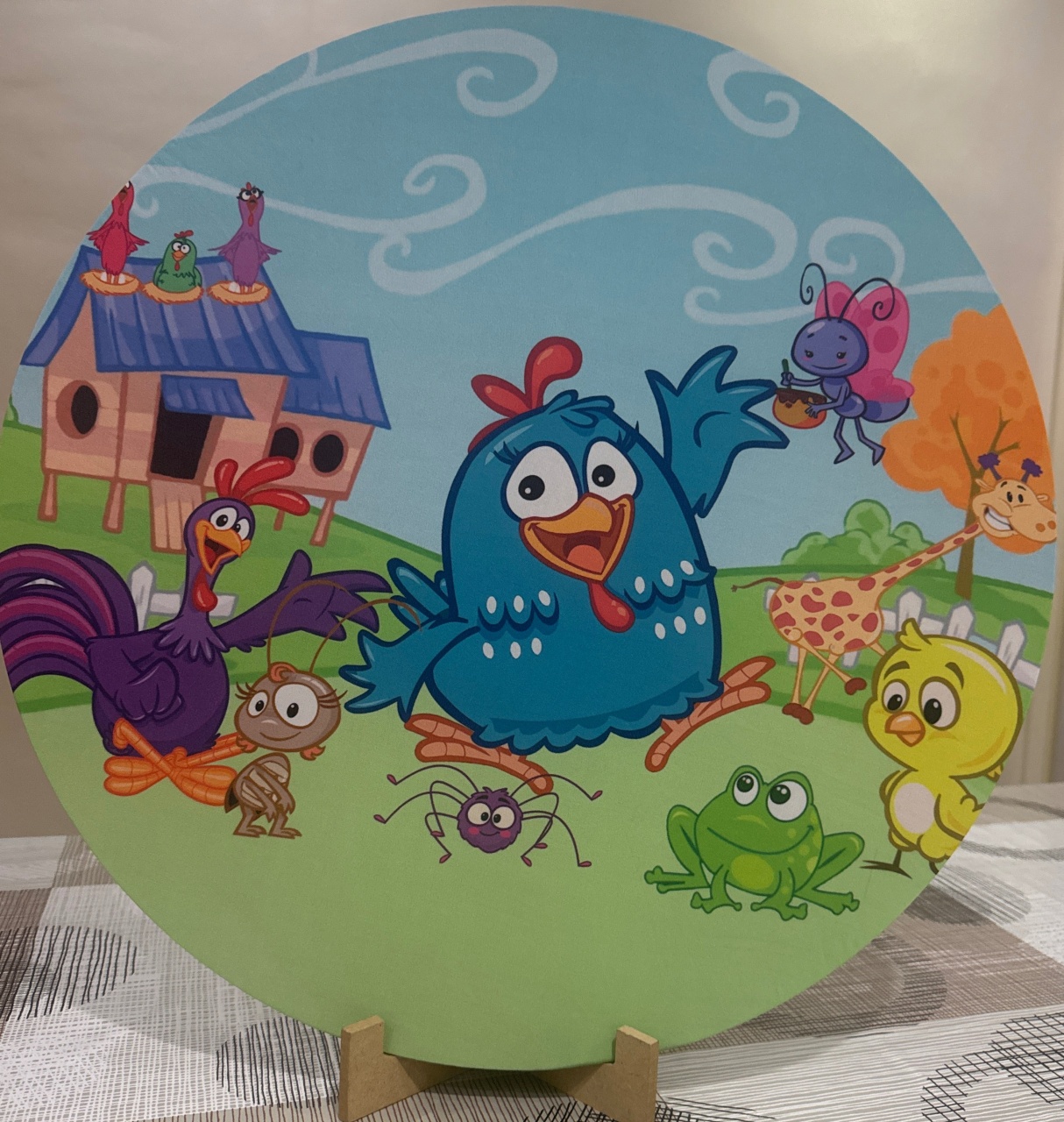 Mini Painel Galinha Pintadinha  - Doces Festas Decorações e Pegue e Monte