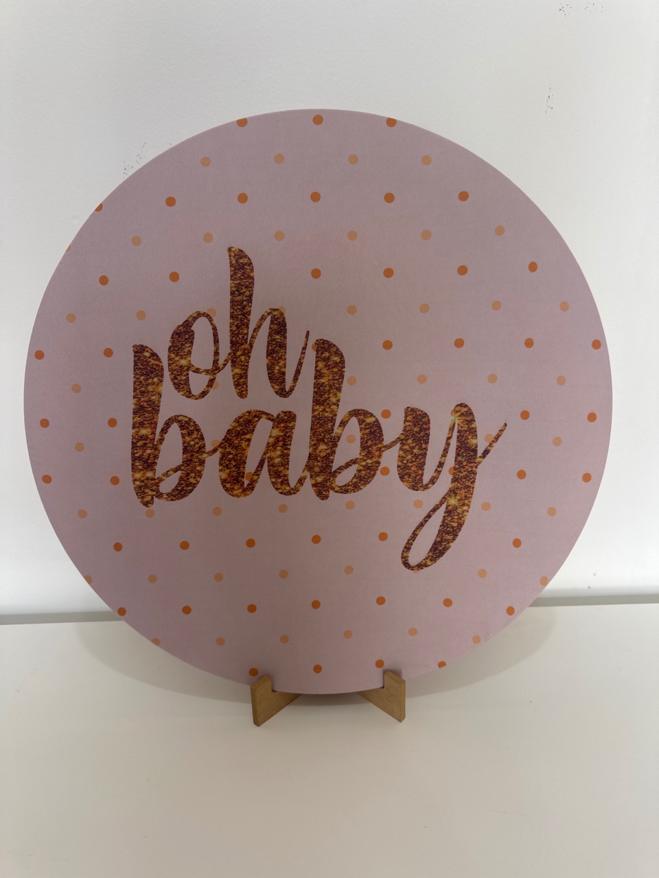 Mini Painel Oh Baby  Ii - Doces Festas Decorações e Pegue e Monte