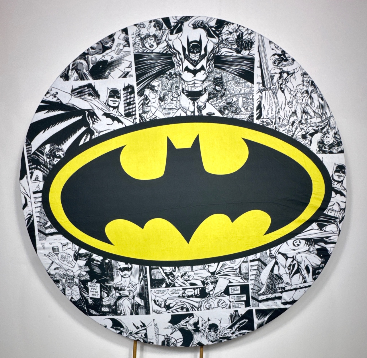Painel Redondo - Batman 3 - Doces Festas Decorações e Pegue e Monte