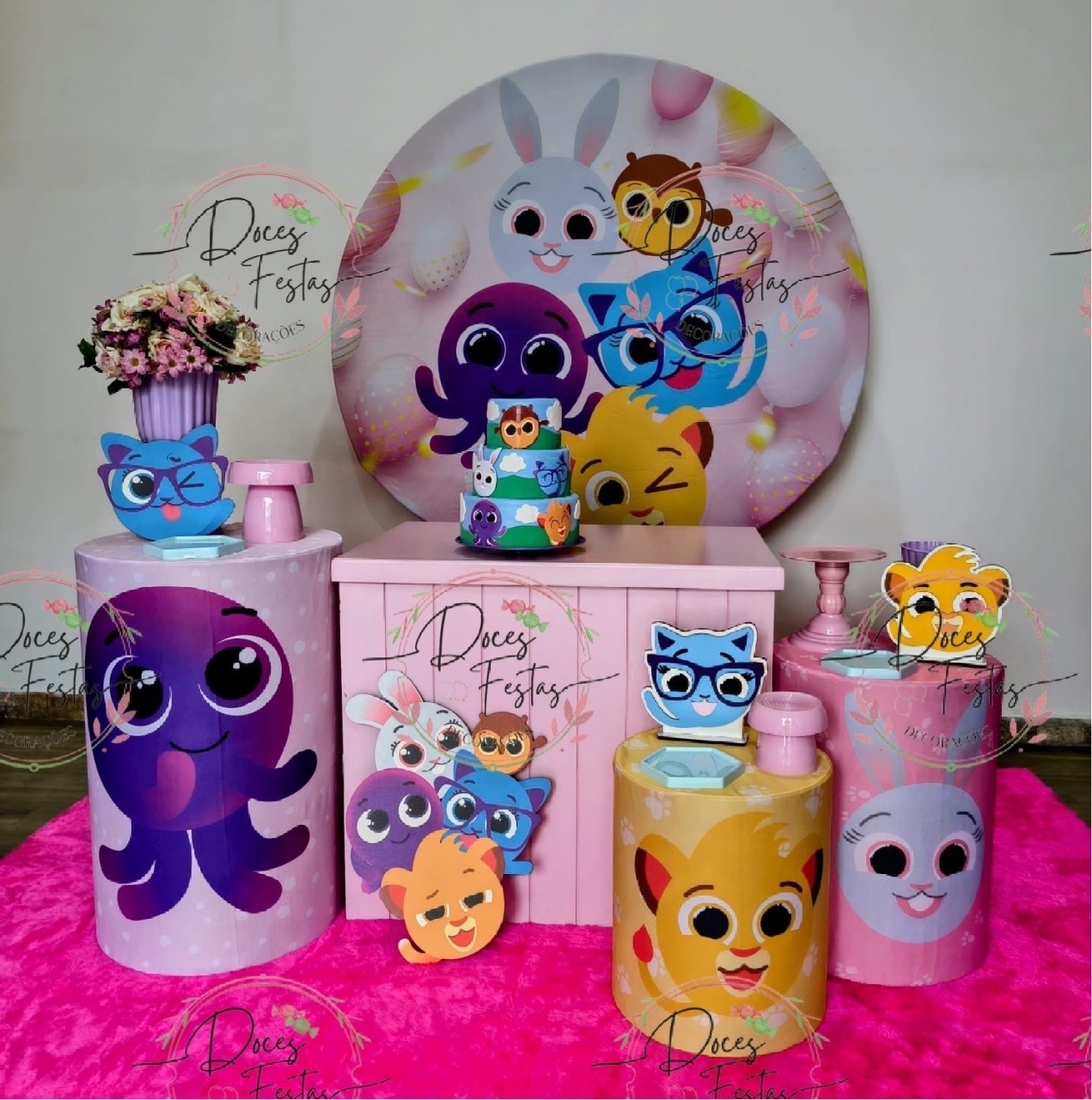 Kit Bolofofos V - Doces Festas Decorações e Pegue e Monte