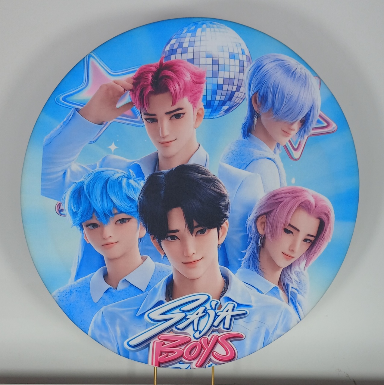 Mini Painel Saja Boys - Doces Festas Decorações e Pegue e Monte