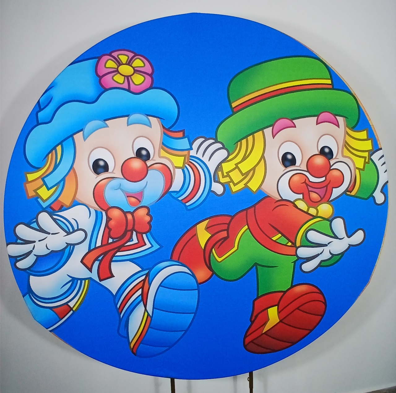 Painel Redondo - Patati Patatá Menino - Doces Festas Decorações e Pegue e Monte