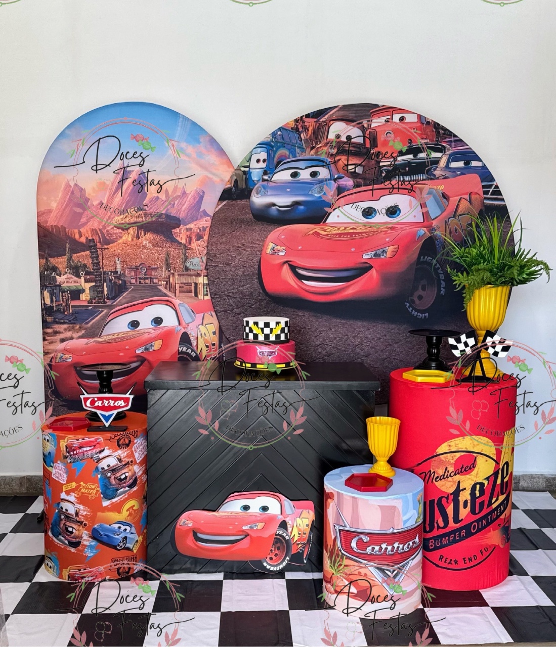 Kit Carros VIII - Doces Festas Decorações e Pegue e Monte