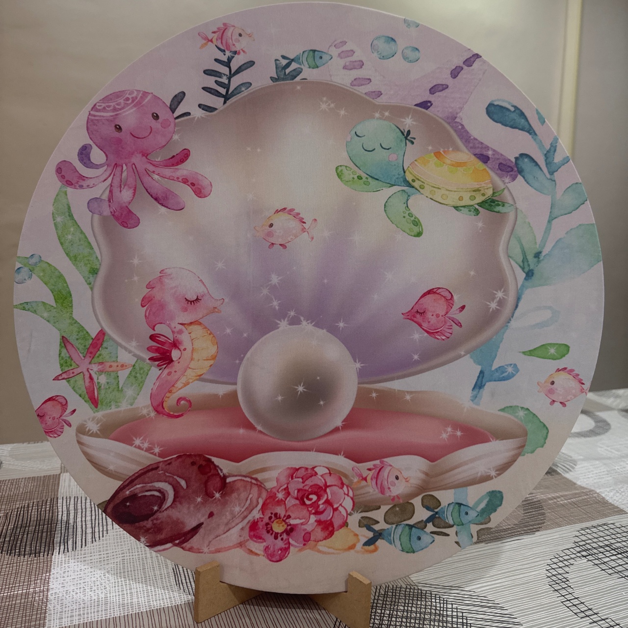 Mini Painel Fundo Do Mar  - Doces Festas Decorações e Pegue e Monte