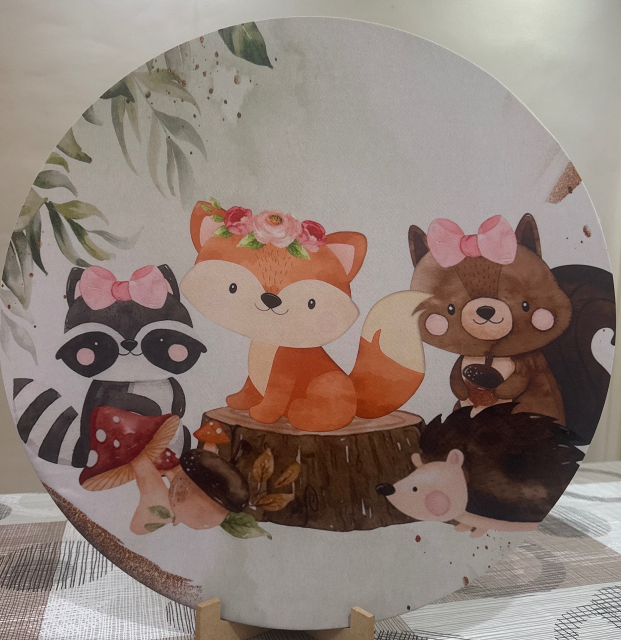 Mini Painel Bosque Encantado  - Doces Festas Decorações e Pegue e Monte