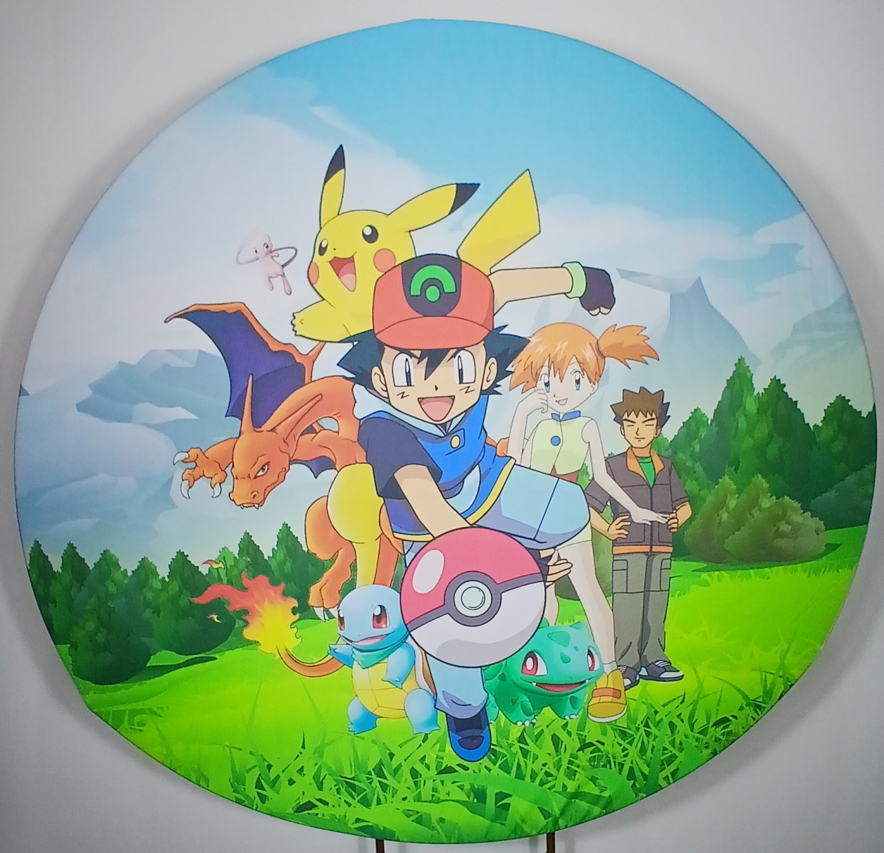 Painel Redondo - Pokemon 2 - Doces Festas Decorações e Pegue e Monte