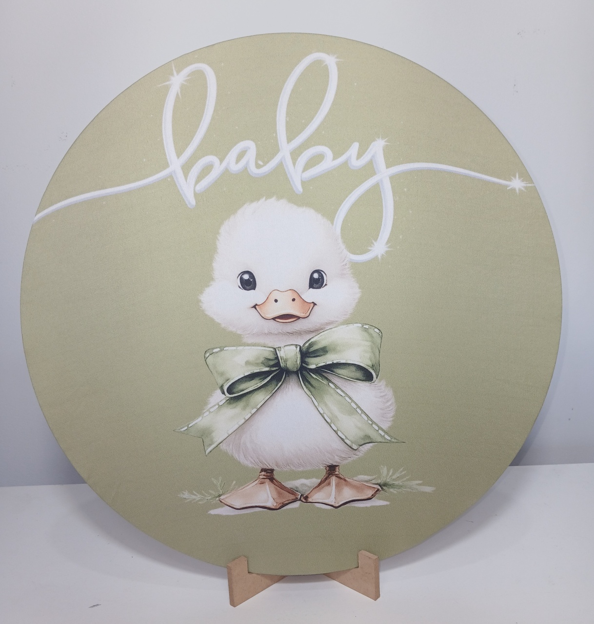 Mini Painel Ganso Verde - Doces Festas Decorações e Pegue e Monte