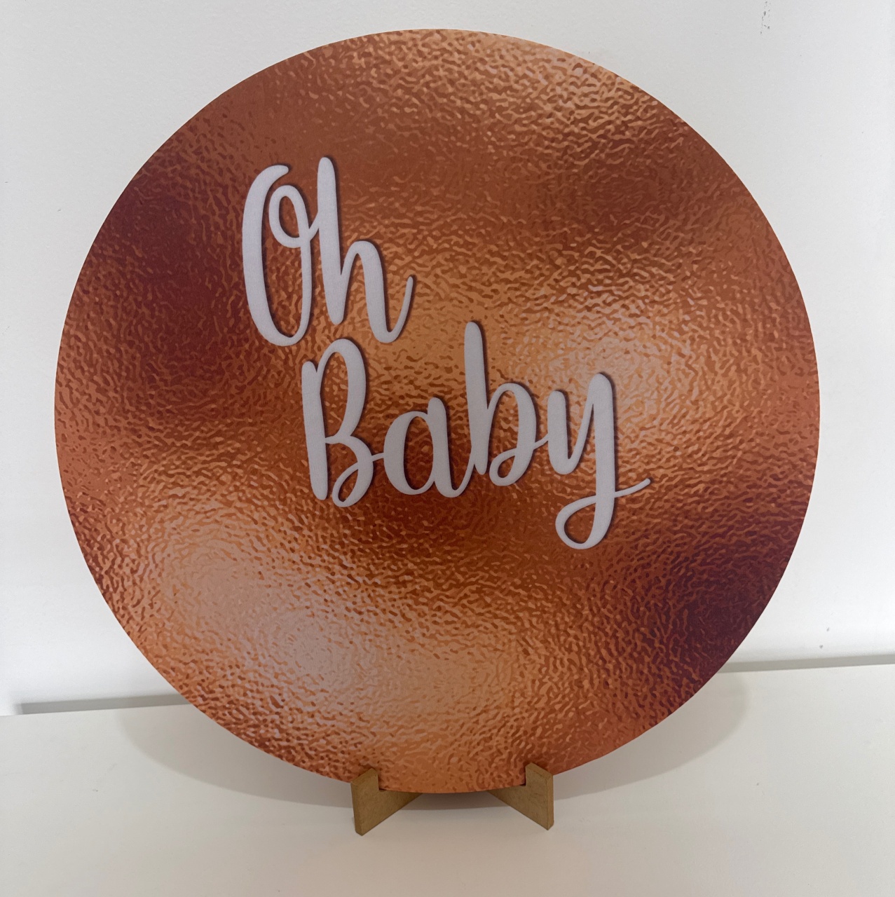 Mini Painel Oh Baby  III - Doces Festas Decorações e Pegue e Monte
