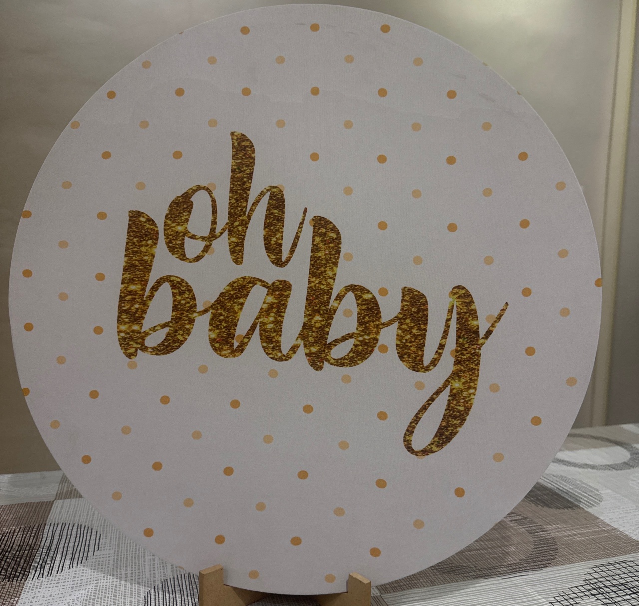 Mini Painel Oh Baby  - Doces Festas Decorações e Pegue e Monte