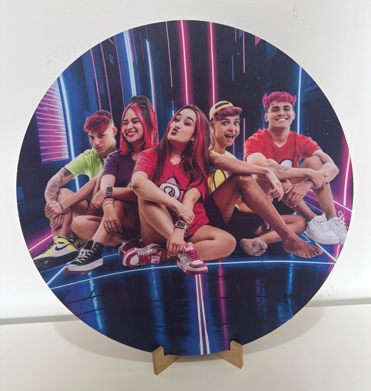 Mini Painel Os Rosas I Emily Vick - Doces Festas Decorações e Pegue e Monte