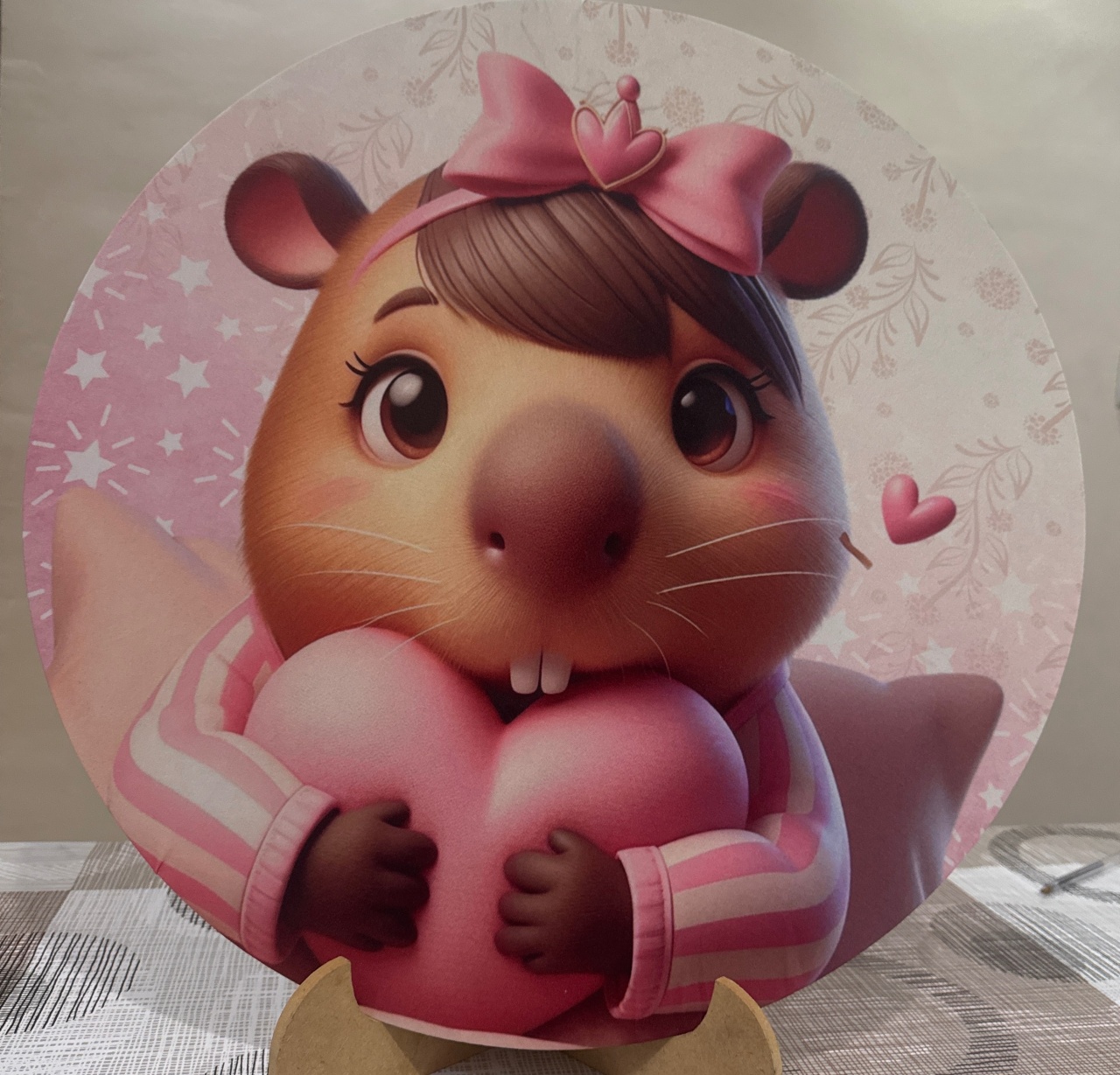 Mini Painel Chá de Capivara III - Doces Festas Decorações e Pegue e Monte