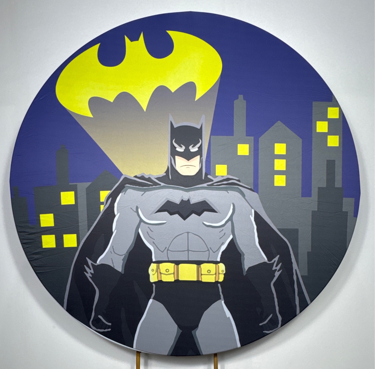 Painel Redondo - Batman 1 - Doces Festas Decorações e Pegue e Monte