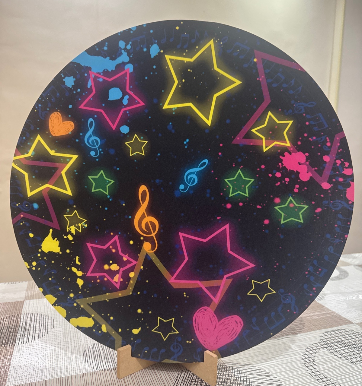Mini Painel Neon Estrela - Doces Festas Decorações e Pegue e Monte