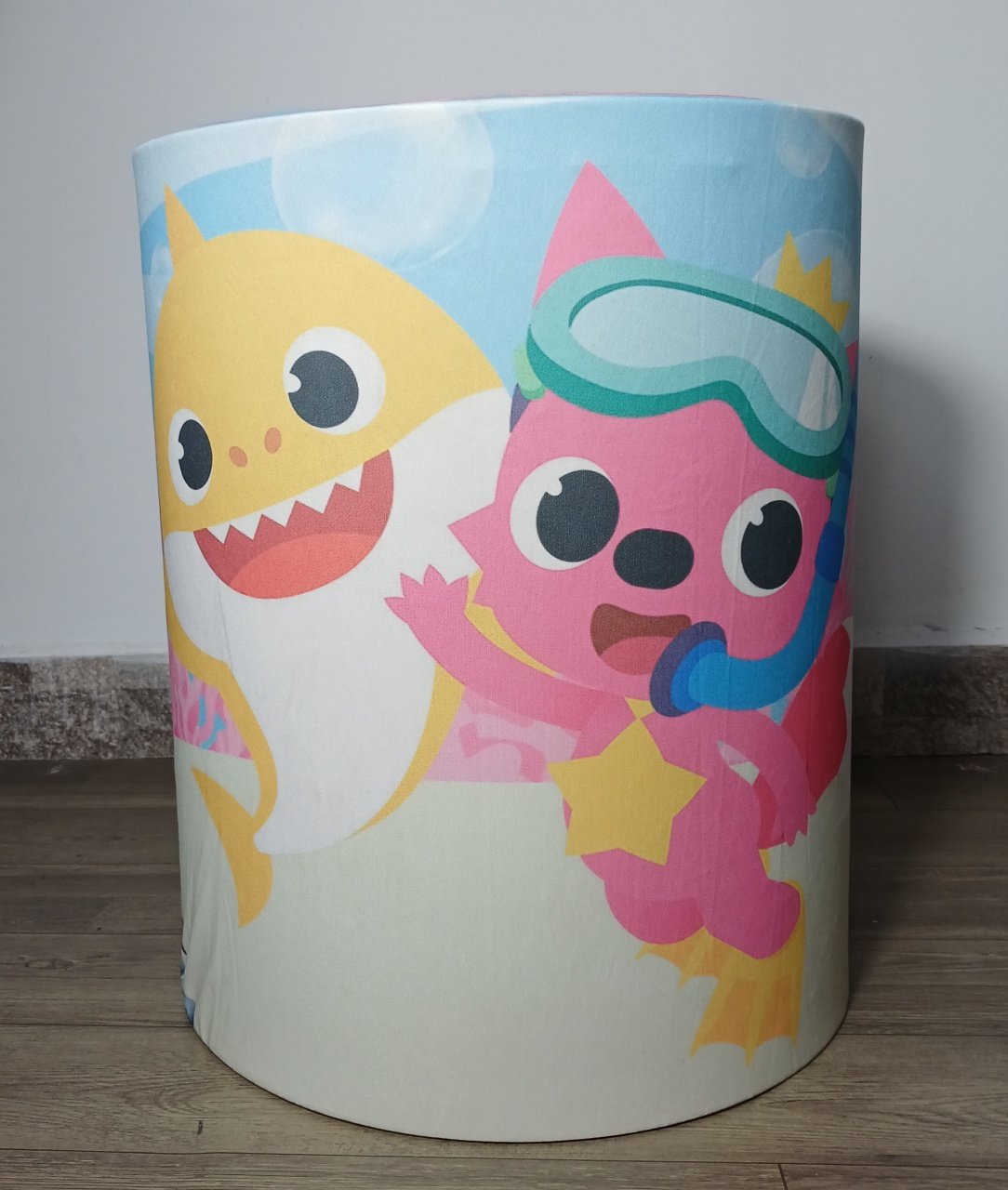 Capa de Cilindro P - Baby Shark - Doces Festas Decorações e Pegue e Monte
