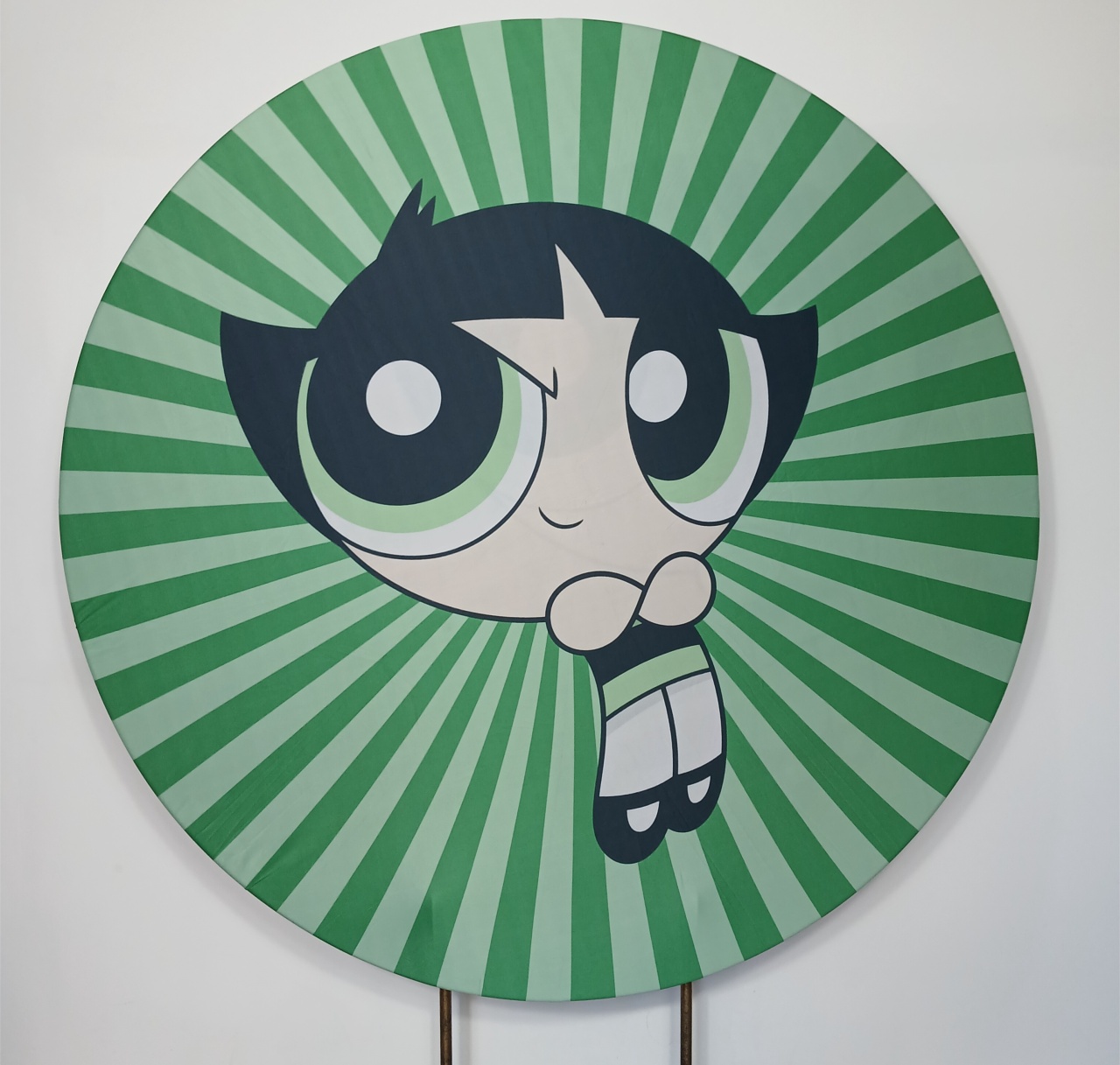 Painel Redondo - Docinho Mininas Super Poderosas - Doces Festas Decorações e Pegue e Monte
