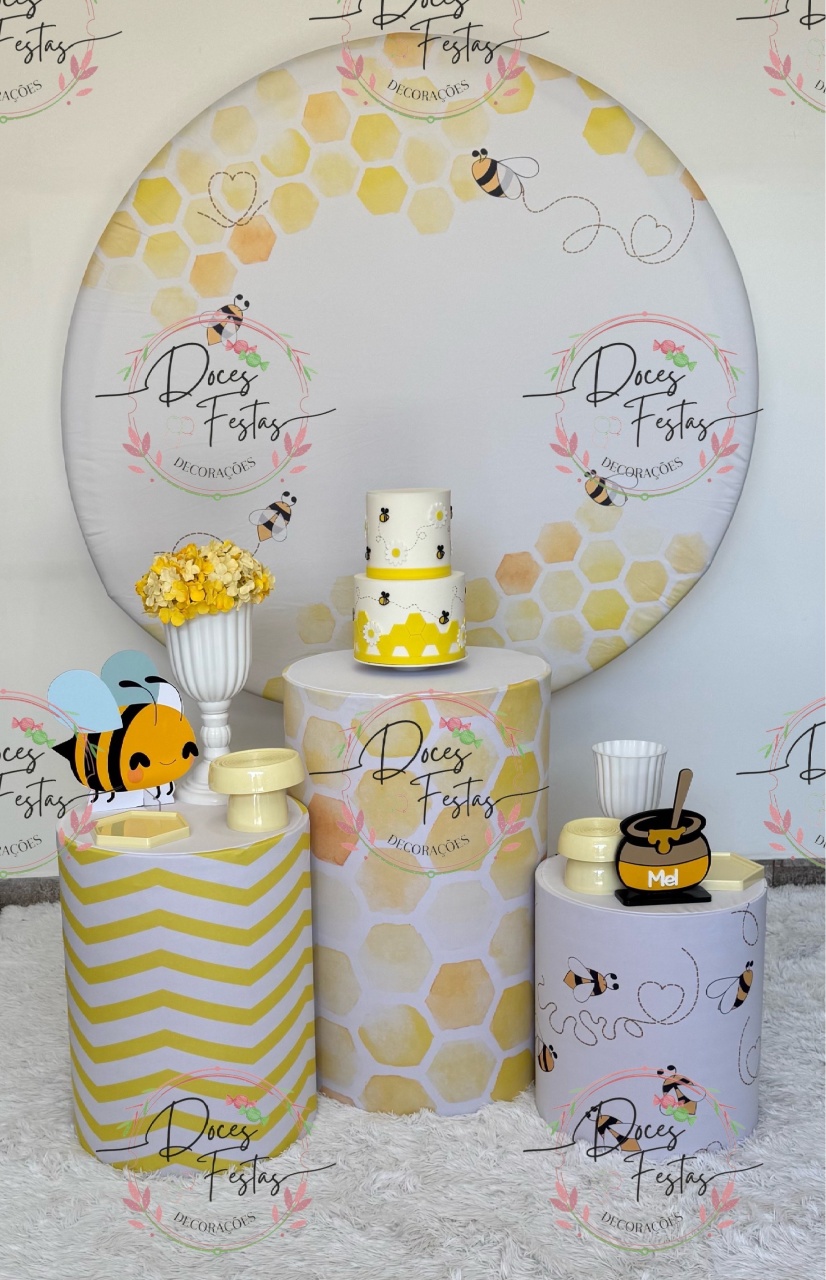 Kit Abelhinha Ii - Doces Festas Decorações e Pegue e Monte