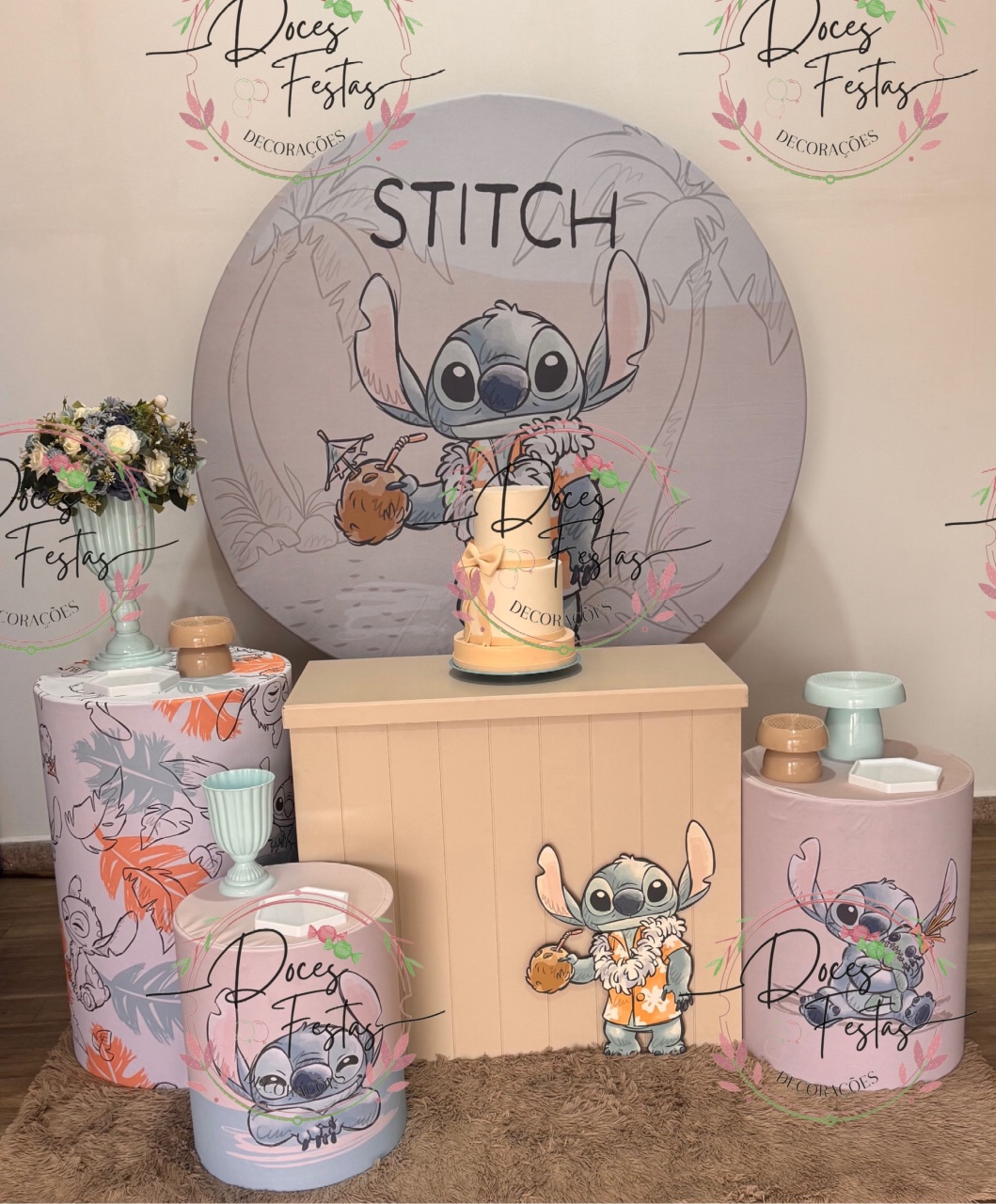 Kit Stitch Clean - Doces Festas Decorações e Pegue e Monte