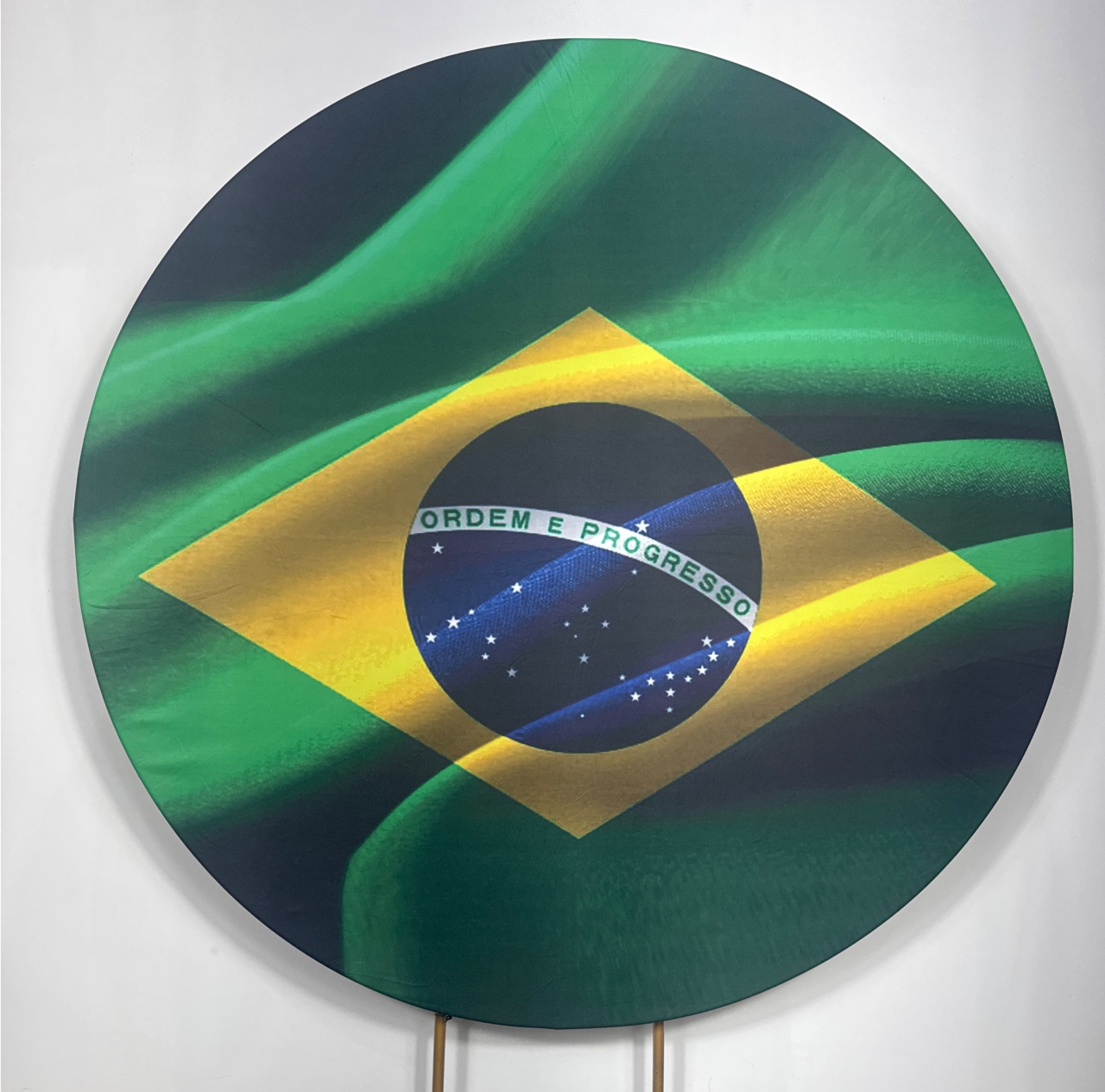 Painel Redondo - Futebol 2/Brasil - Doces Festas Decorações e Pegue e Monte