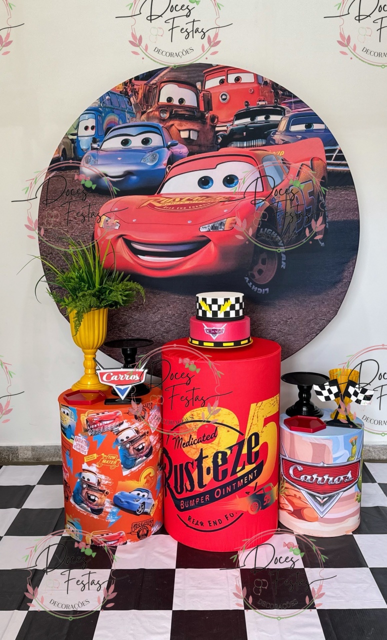 Kit Carros VI - Doces Festas Decorações e Pegue e Monte