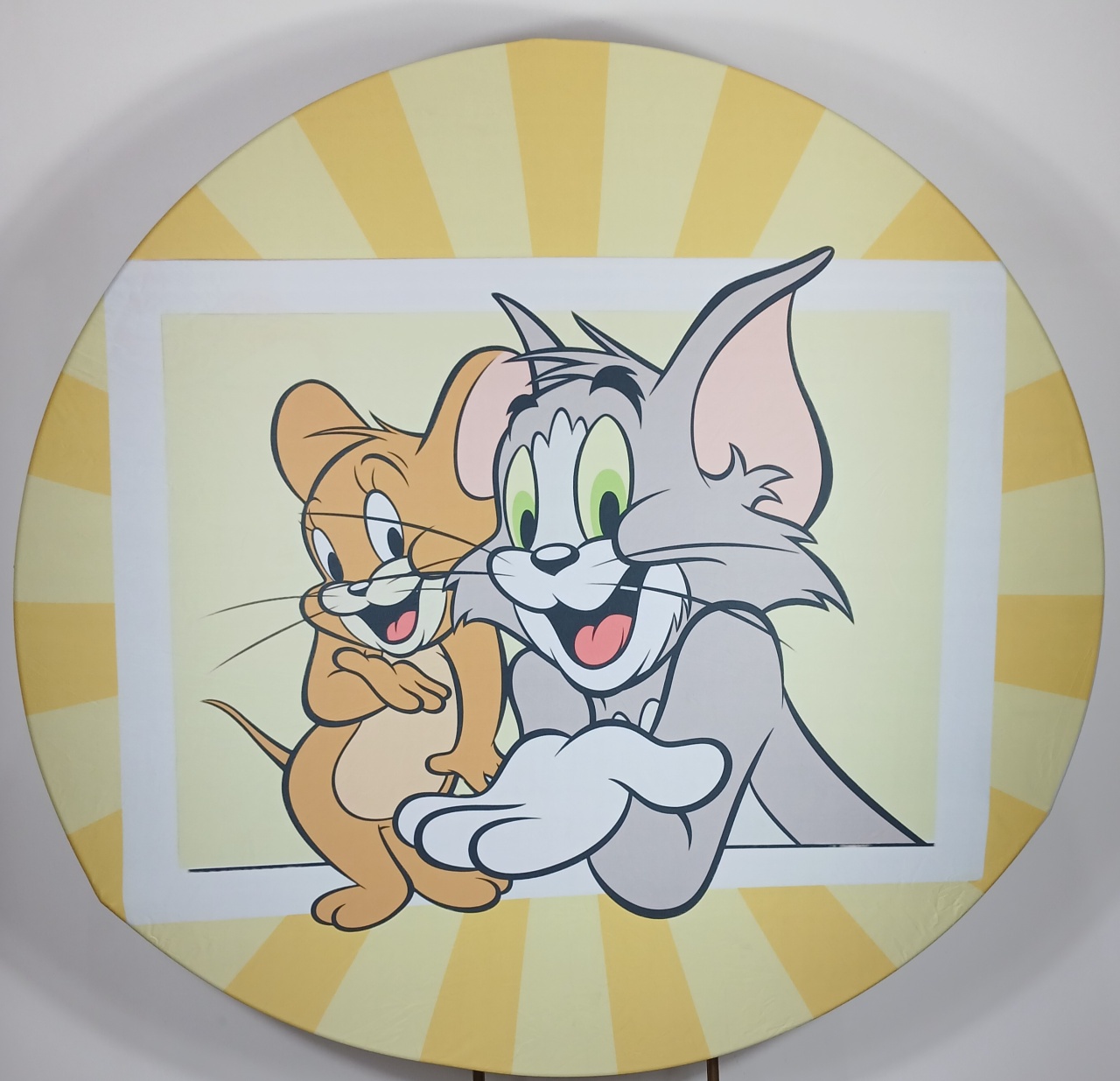 Painel Redondo - Tom E Jerry - Doces Festas Decorações e Pegue e Monte