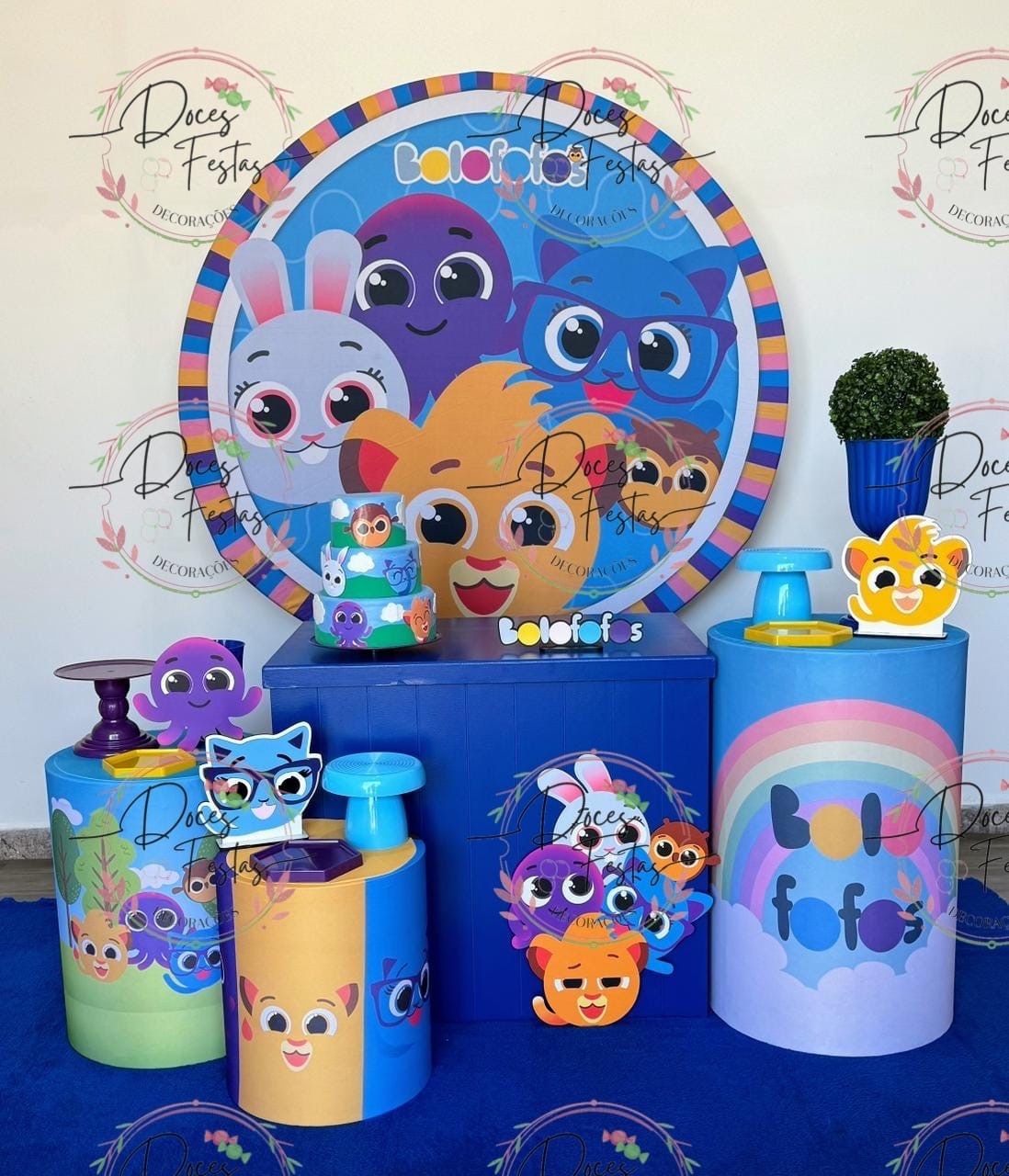 Kit Bolofofos Ii - Doces Festas Decorações e Pegue e Monte
