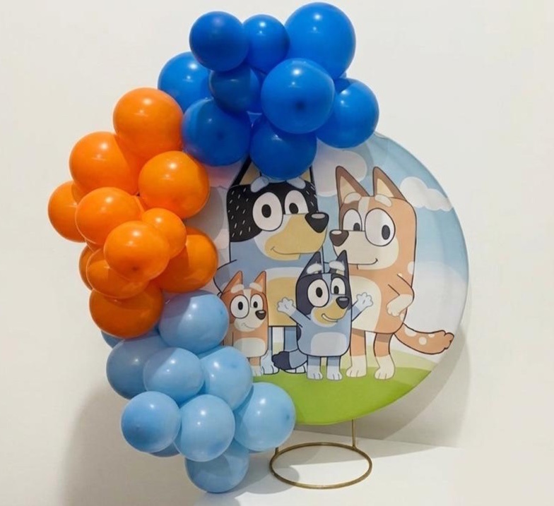 Mini Painel Bluey  - Doces Festas Decorações e Pegue e Monte