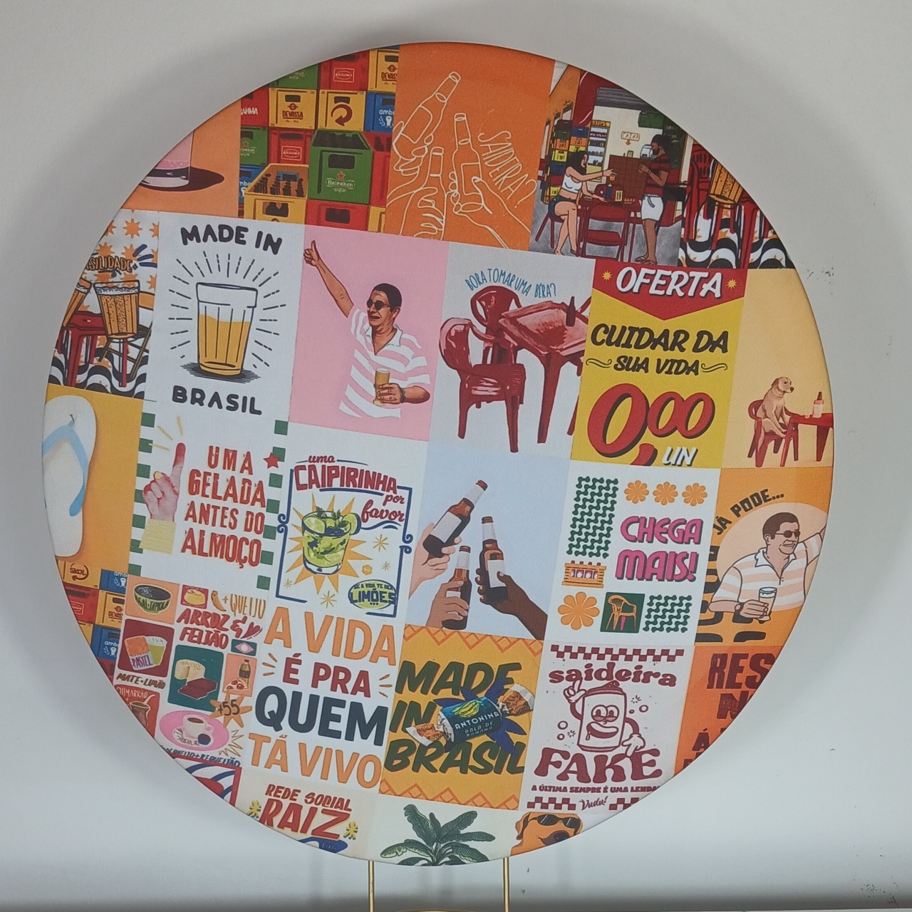 Mini Painel Brasilidade - Doces Festas Decorações e Pegue e Monte
