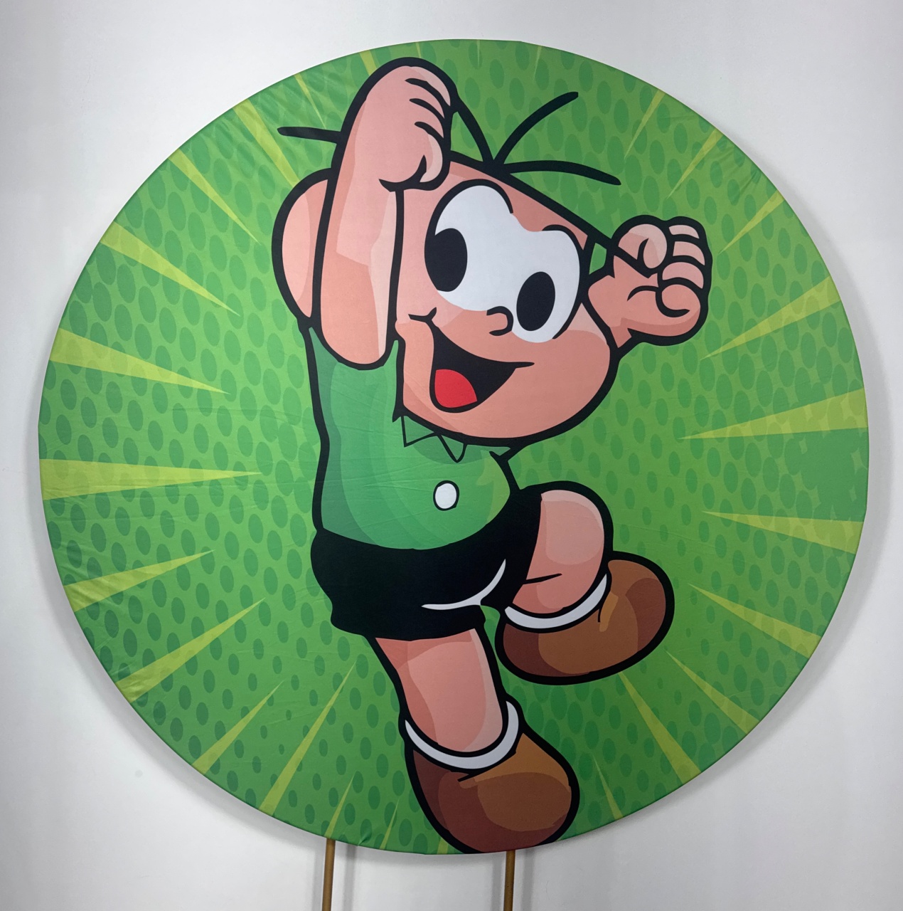 Painel Redondo - Cebolinha - Doces Festas Decorações e Pegue e Monte