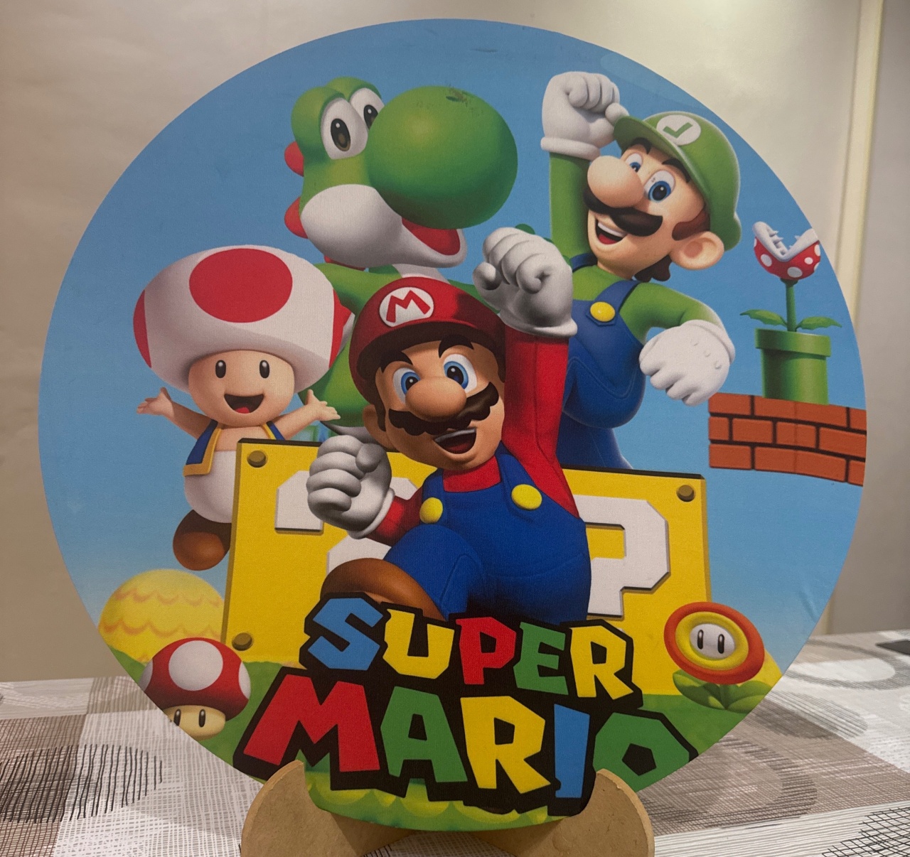 Mini Painel Super Mario - Doces Festas Decorações e Pegue e Monte