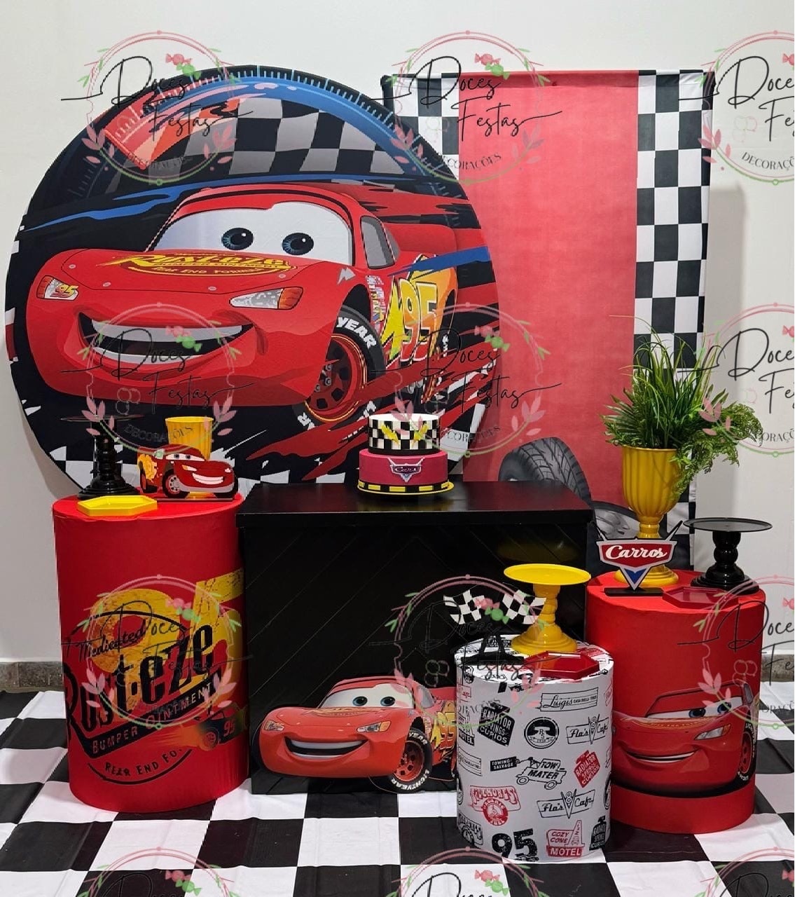 Kit Carros IX - Doces Festas Decorações e Pegue e Monte